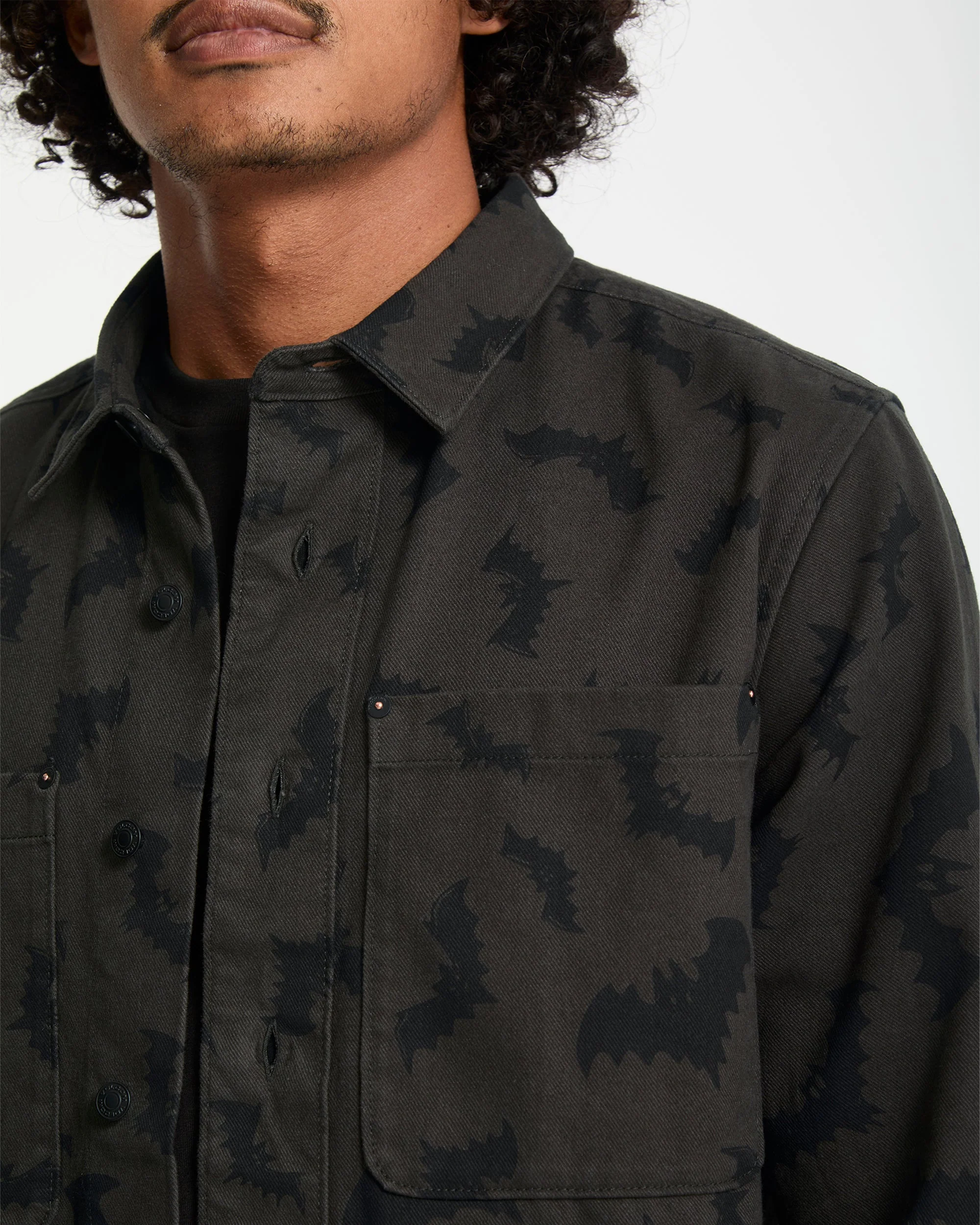 Chemise J.J. Villard - Rinsed Black - Image 6