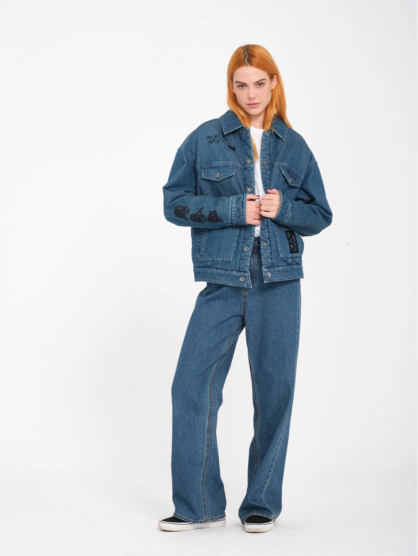 Veste en jean Keutchi - VINTAGE MARBLED INDIGO - Image 11