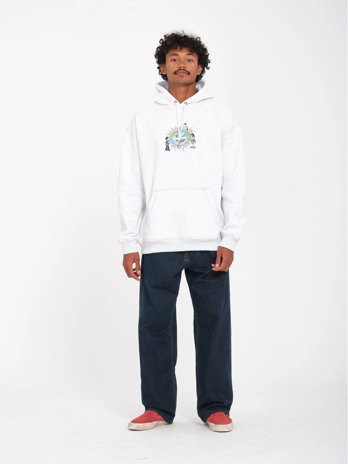 Sweat à capuche Keutchi 1 - BONE HEATHER - Image 5