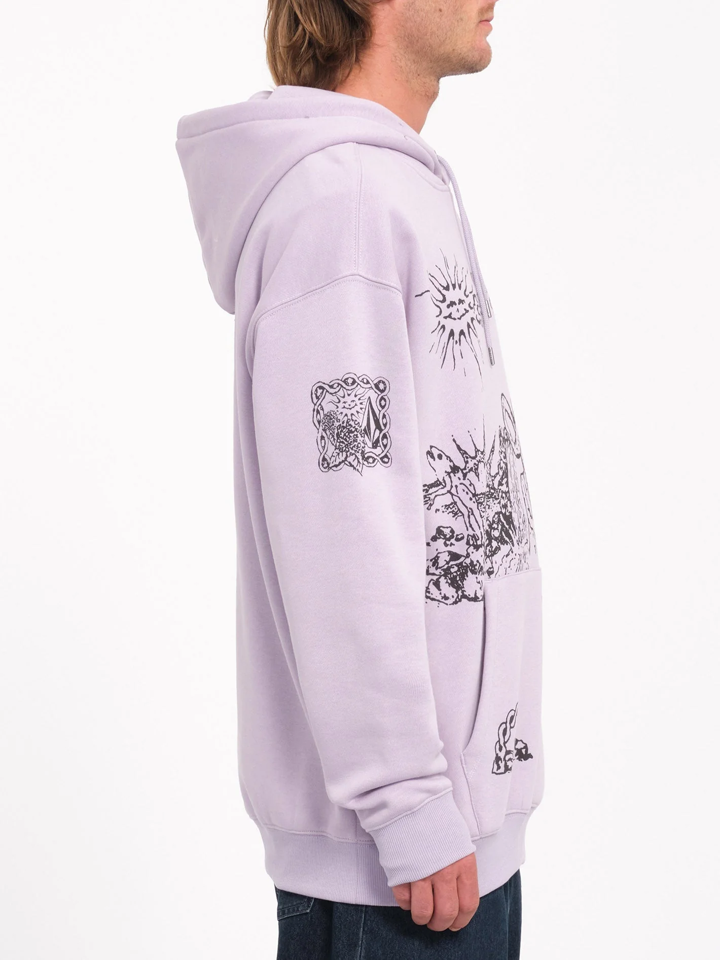 Sweat à capuche Keutchi 2 - LIGHT PURPLE - Image 3