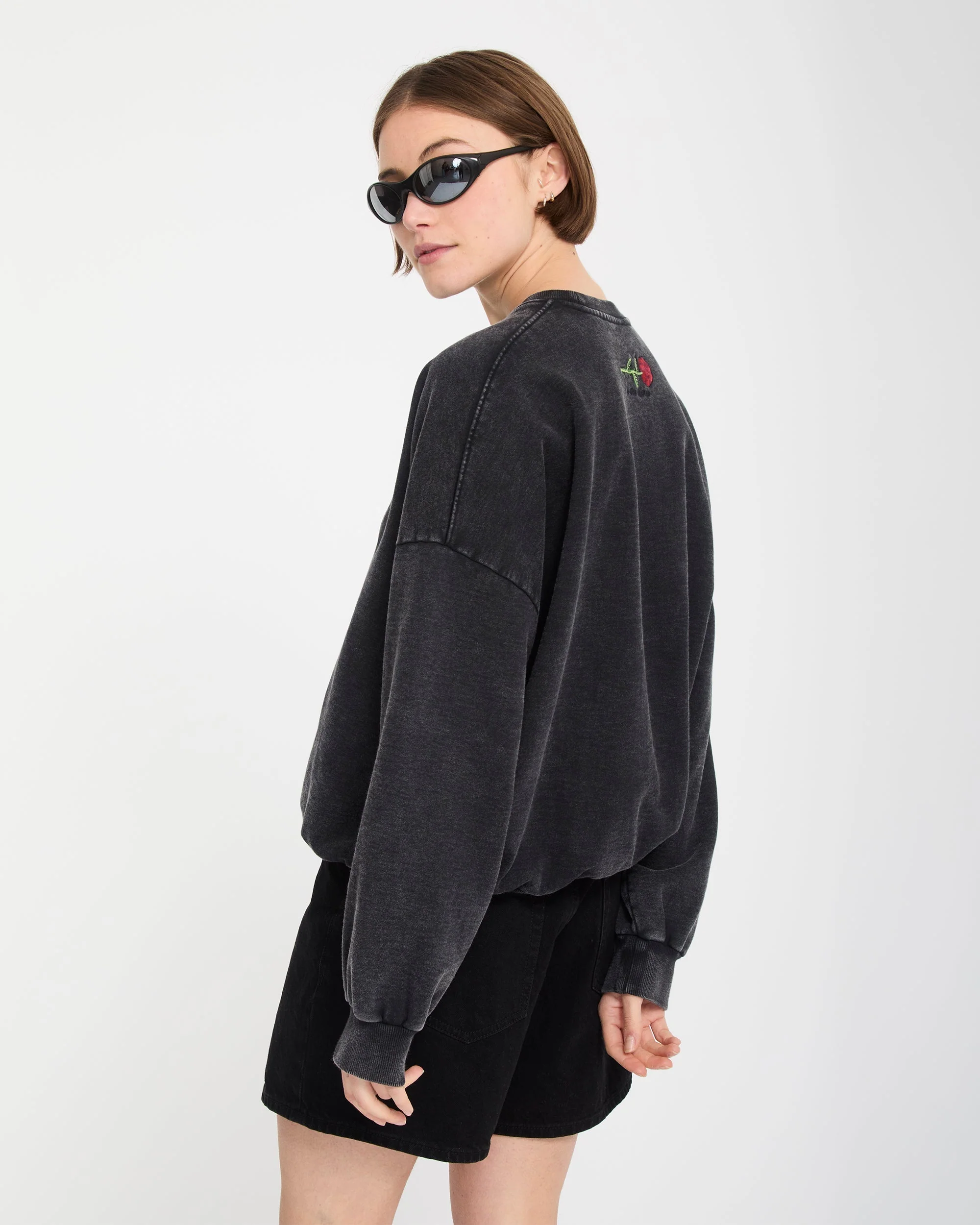 Sweatshirt Mickey Mason - Vintage Black - Image 10