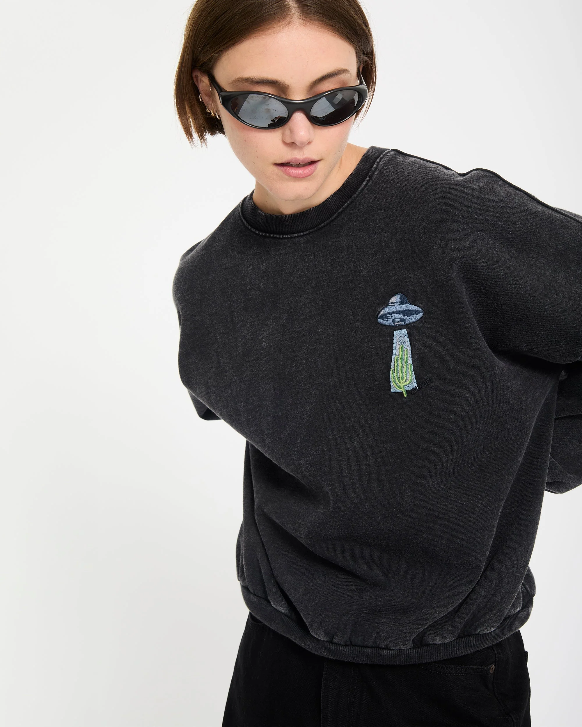 Sweatshirt Mickey Mason - Vintage Black - Image 12