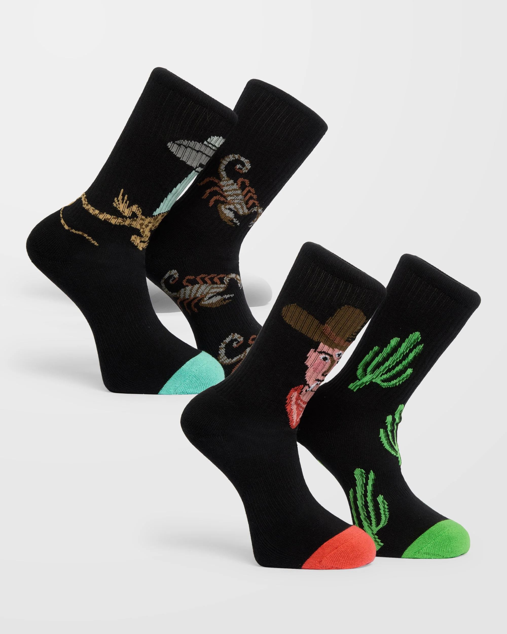 Chaussettes Mickey Mason (2 paires) - Multi