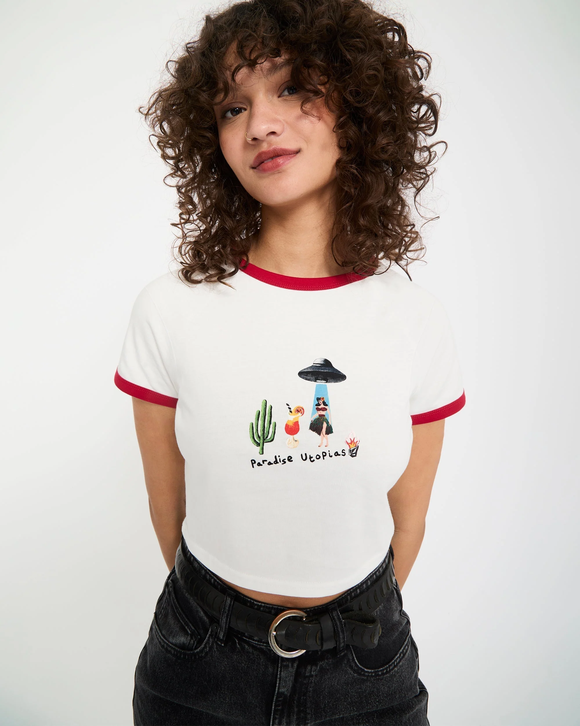 Crop top Mickey Mason - Off White - Image 11