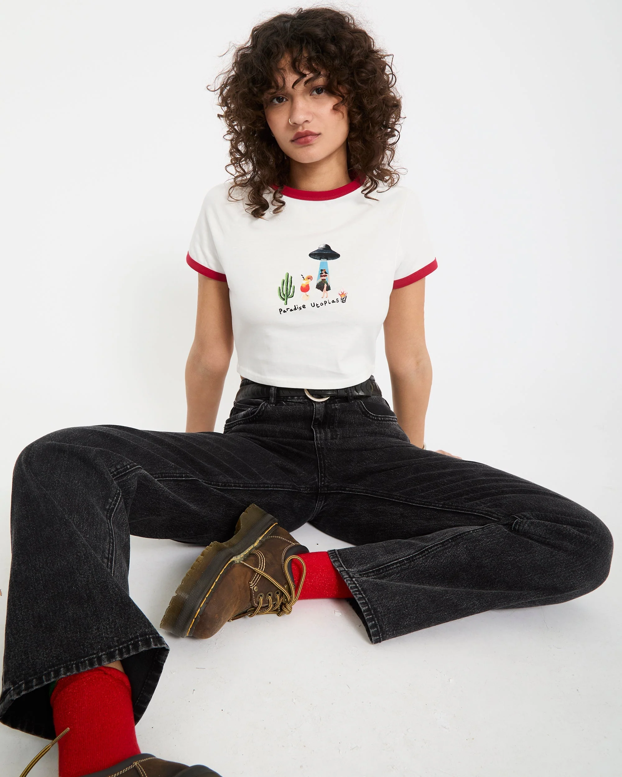 Crop top Mickey Mason - Off White - Image 12
