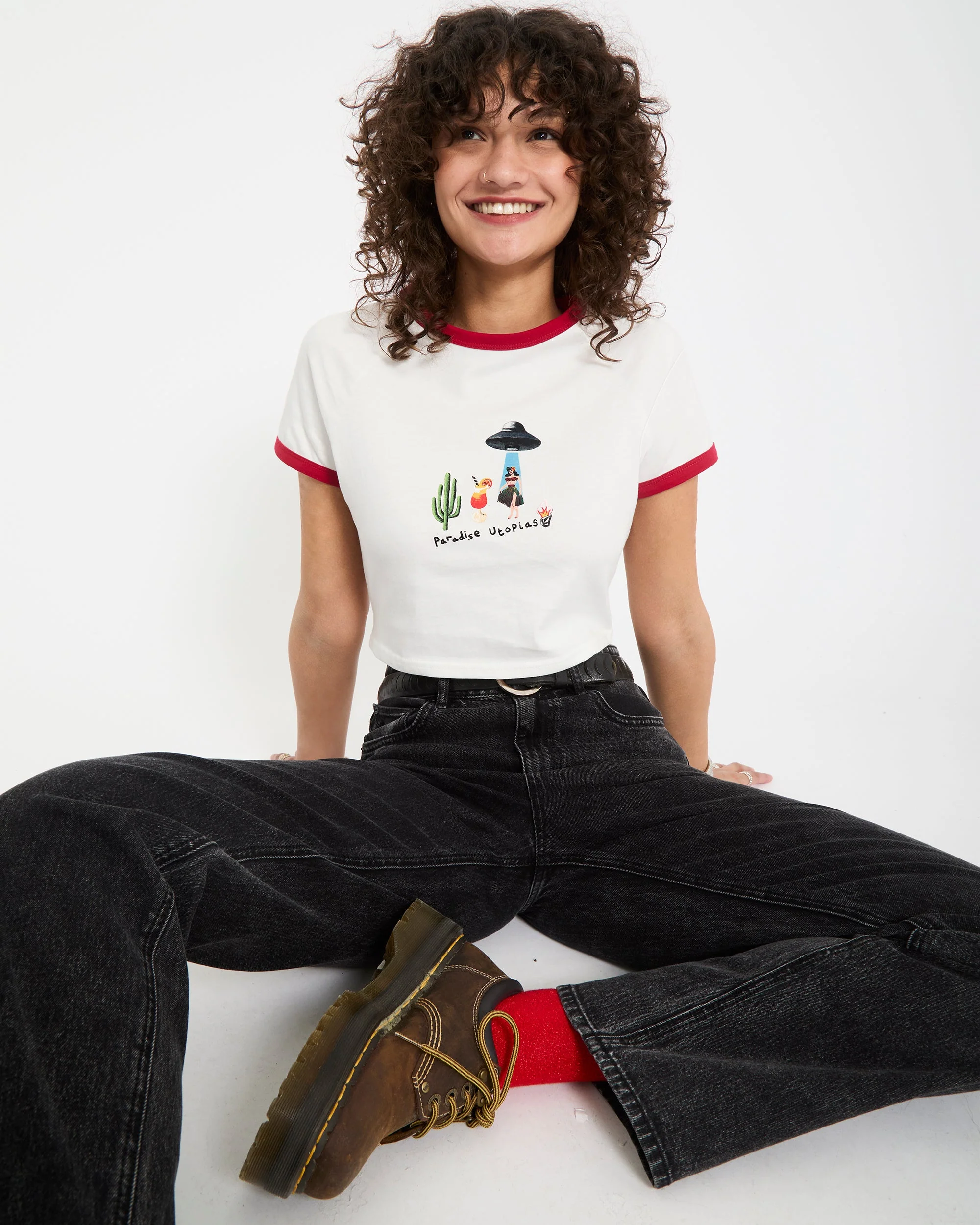 Crop top Mickey Mason - Off White - Image 13