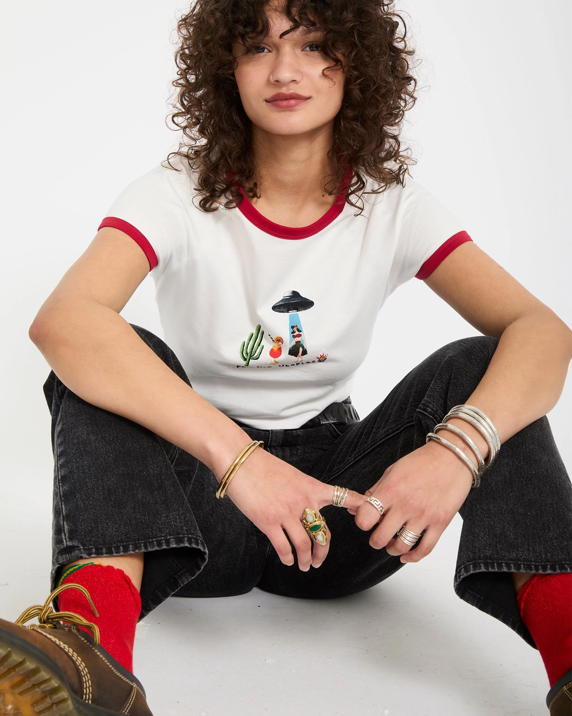 Crop top Mickey Mason - Off White - Image 14