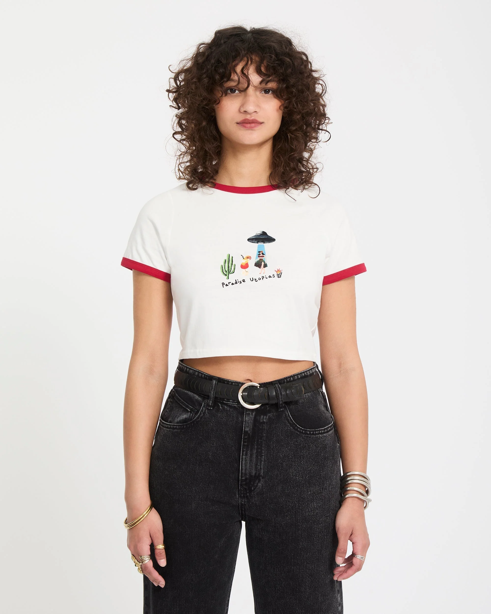 Crop top Mickey Mason - Off White - Image 3
