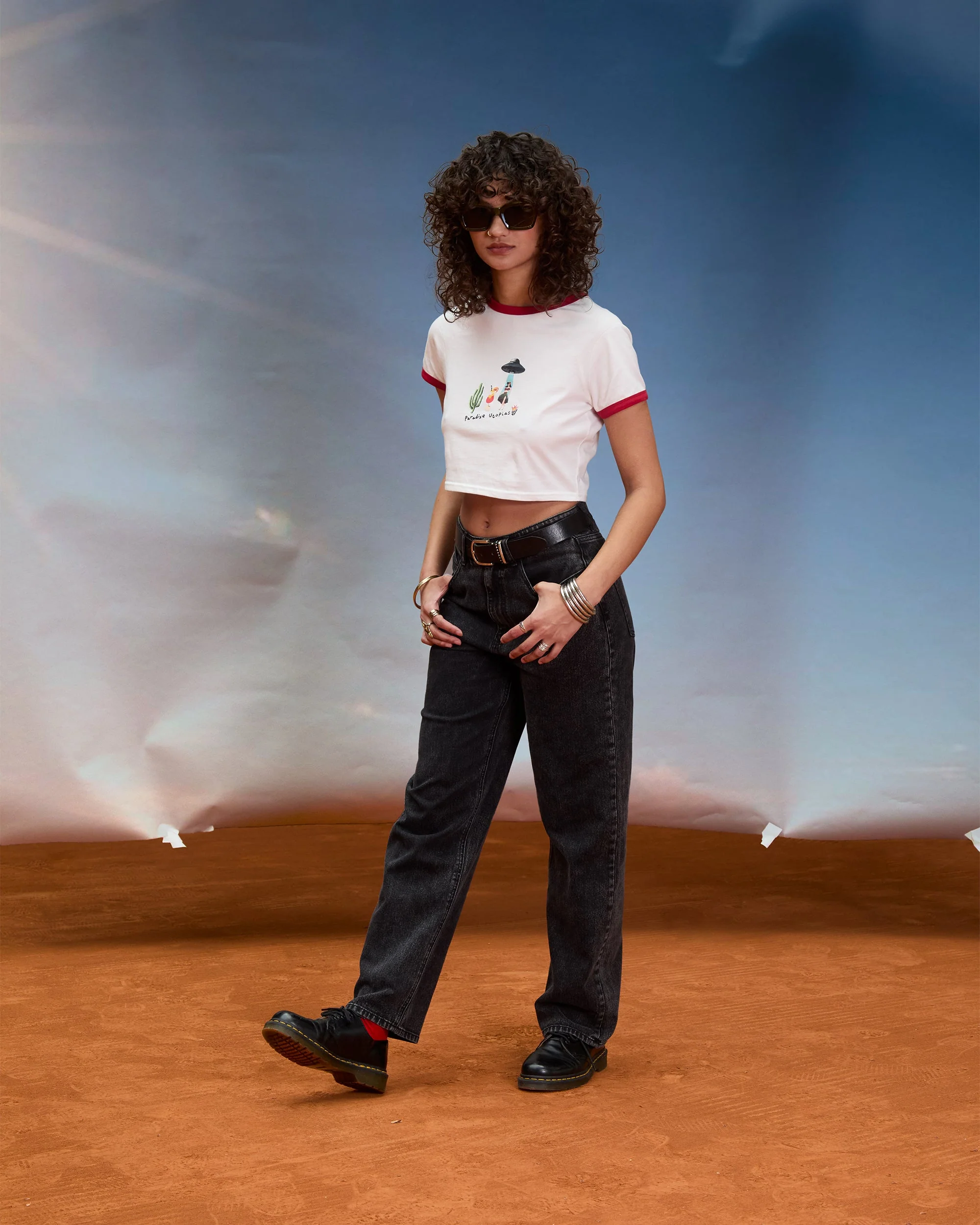Crop top Mickey Mason - Off White - Image 5