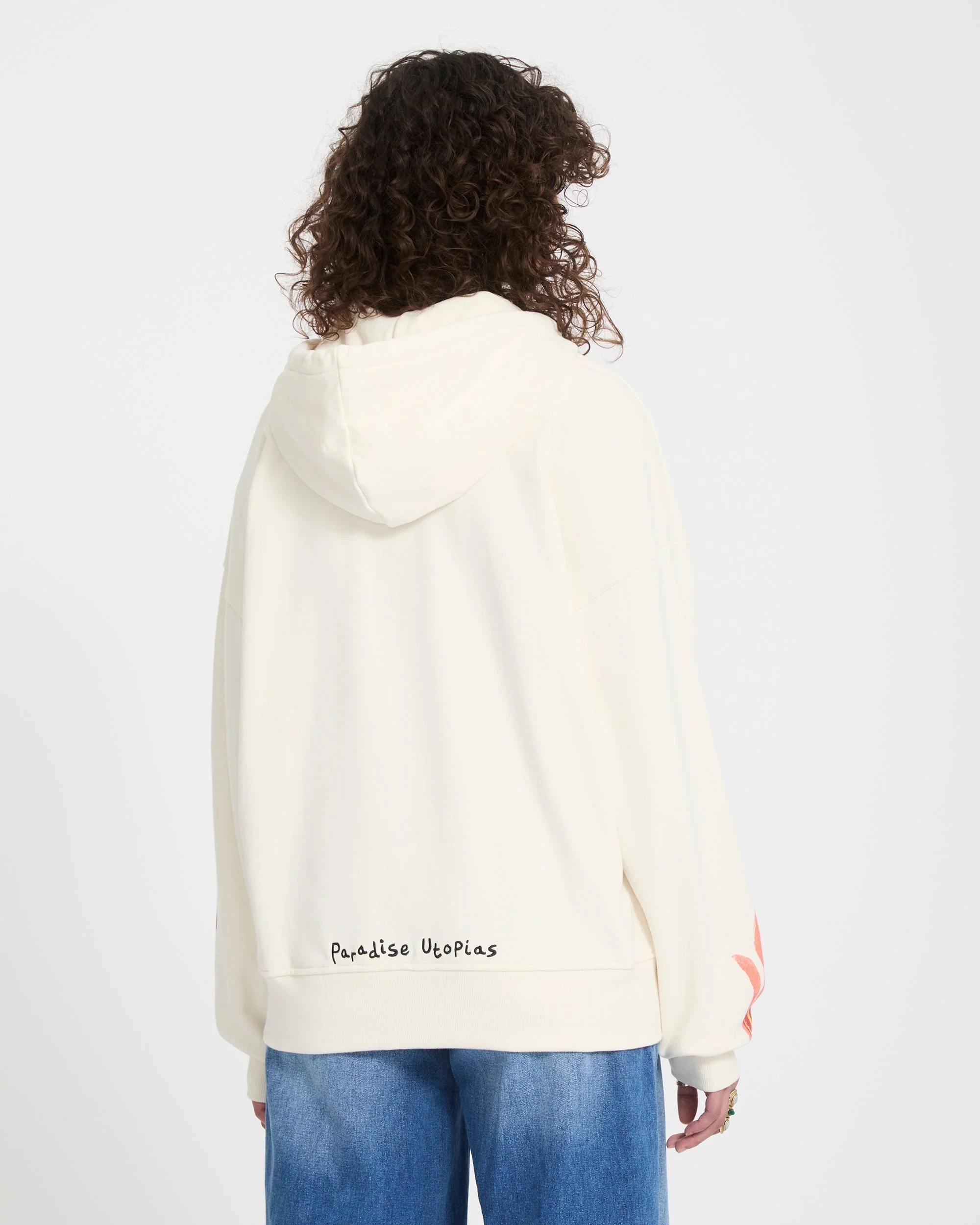 Sweat à capuche zippé Mickey Mason - Off White - Image 2