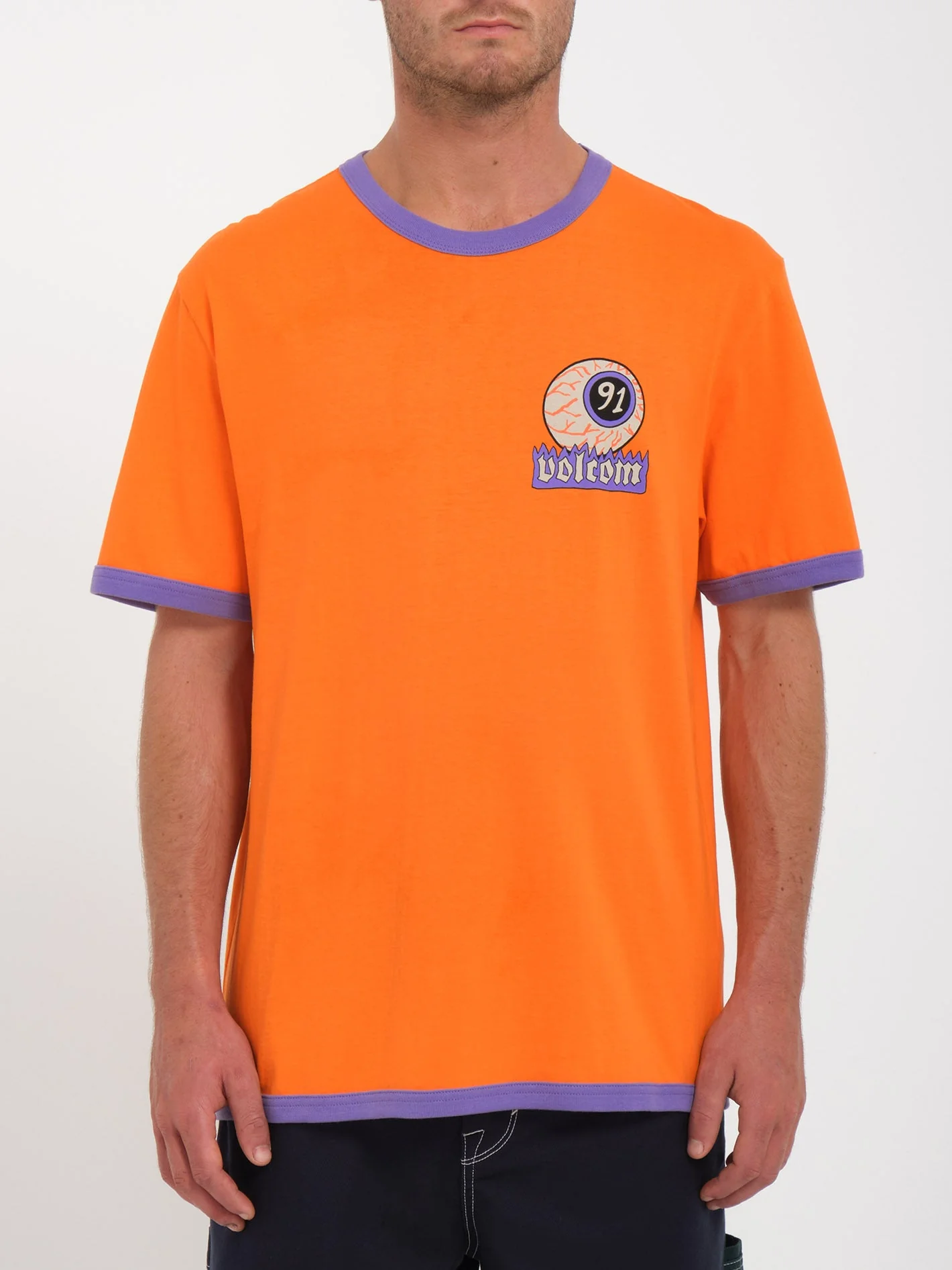 T-shirt Nando Von Arb Ringer - CARROT - Image 7