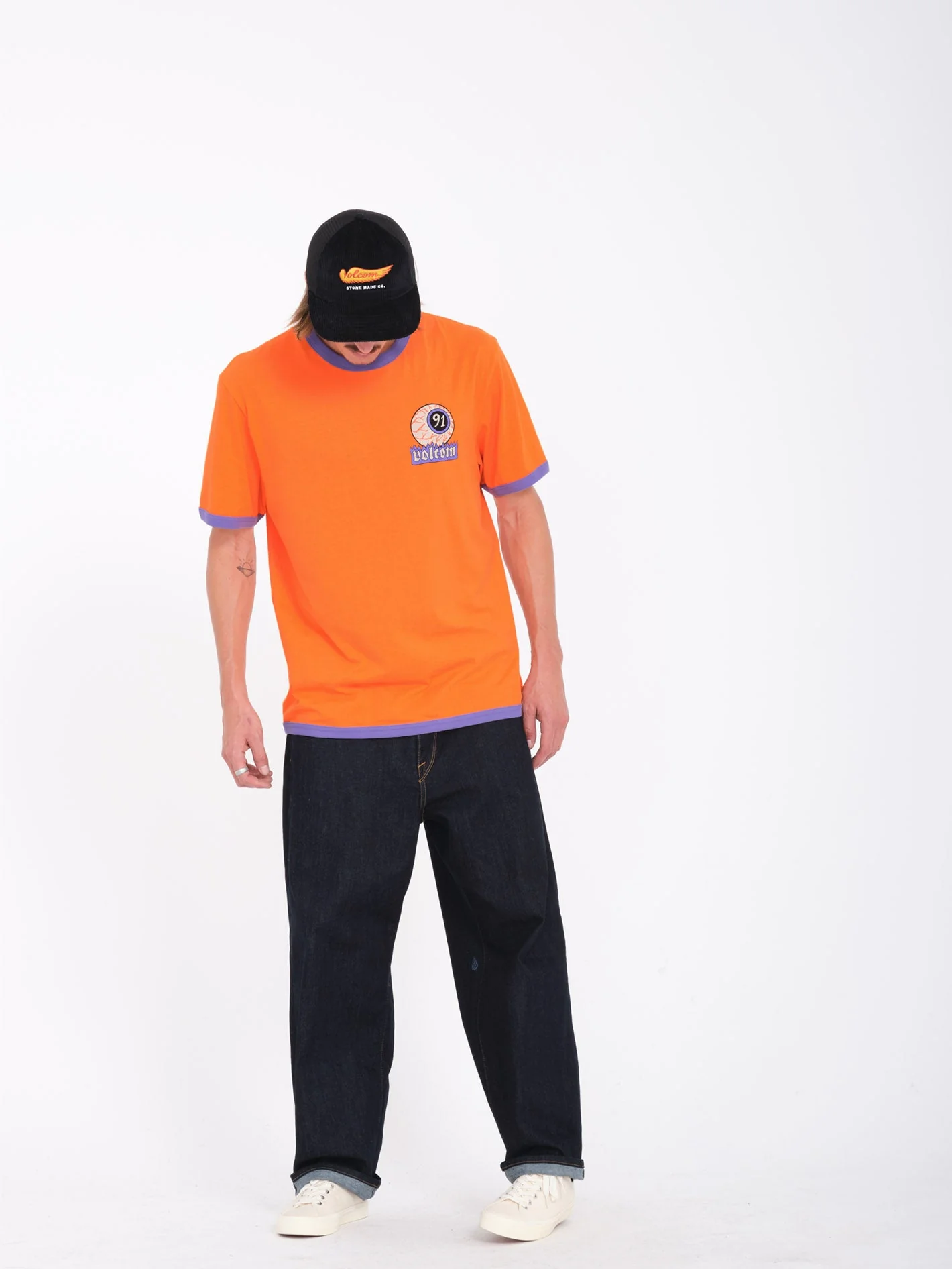 T-shirt Nando Von Arb Ringer - CARROT - Image 8
