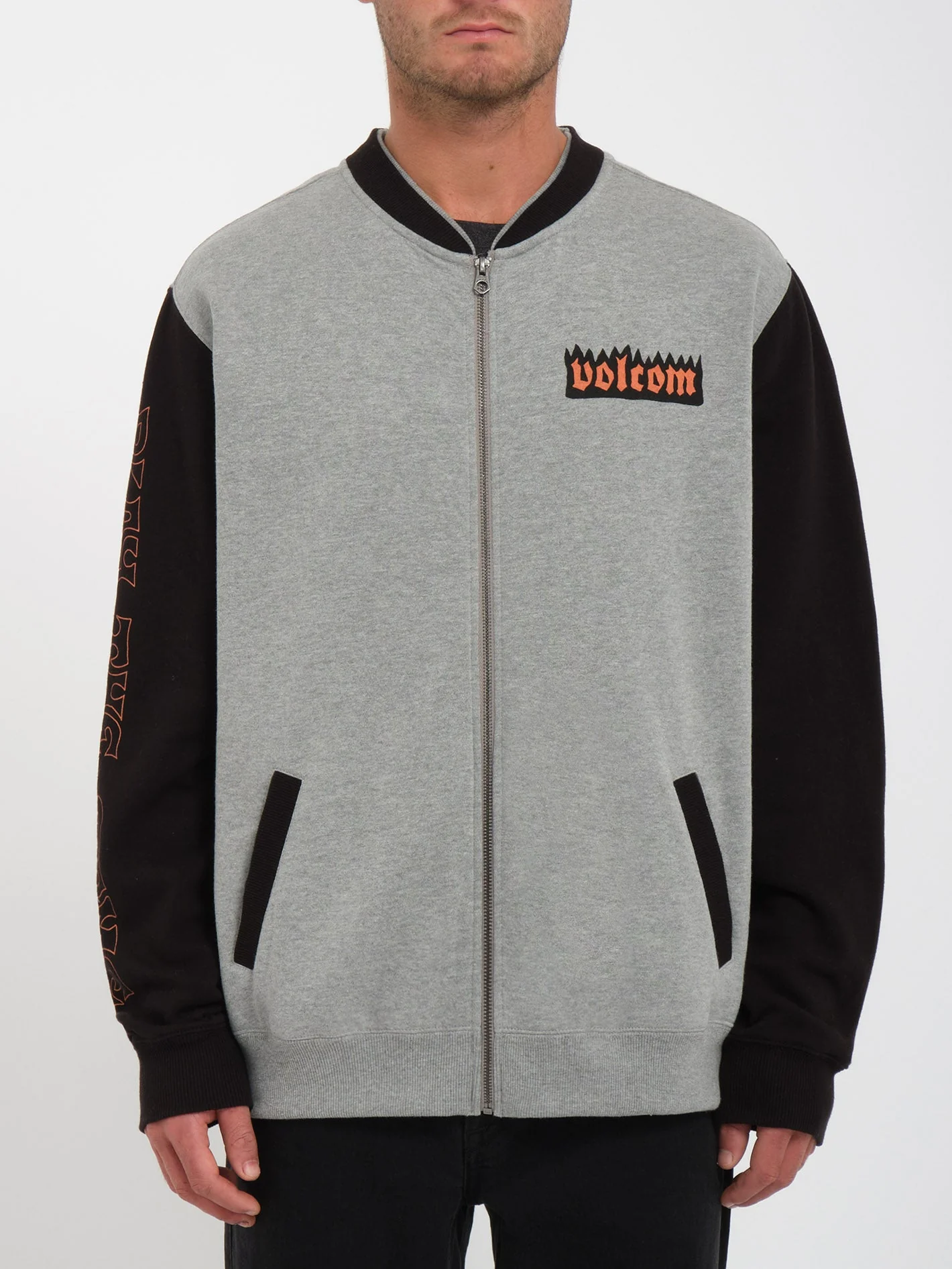 Sweat Zippé Nando Von Arb - HEATHER GREY