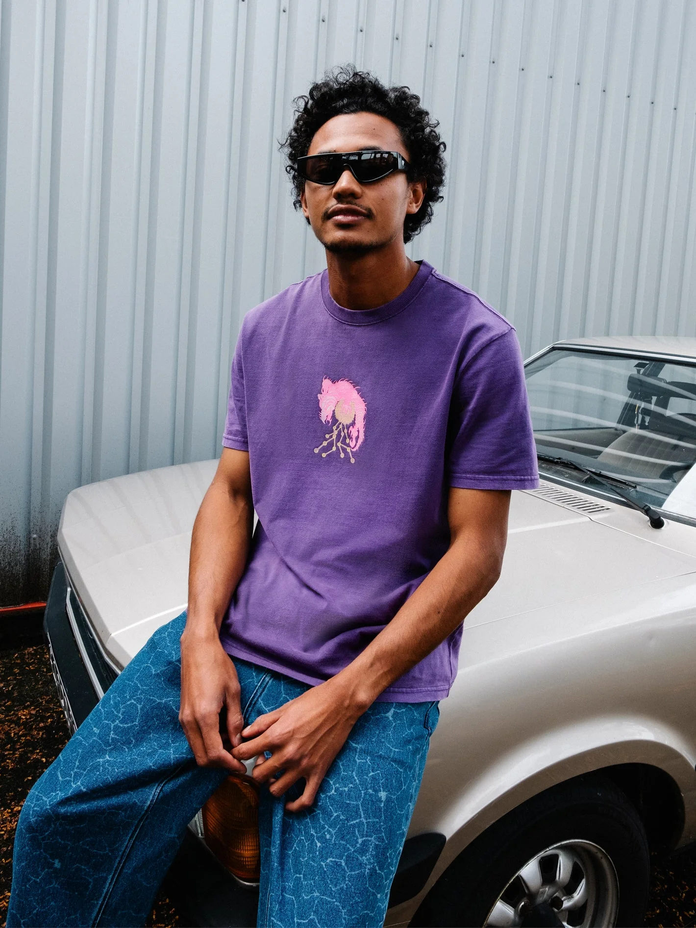 T-shirt Tetsunori 3 - DEEP PURPLE - Image 2