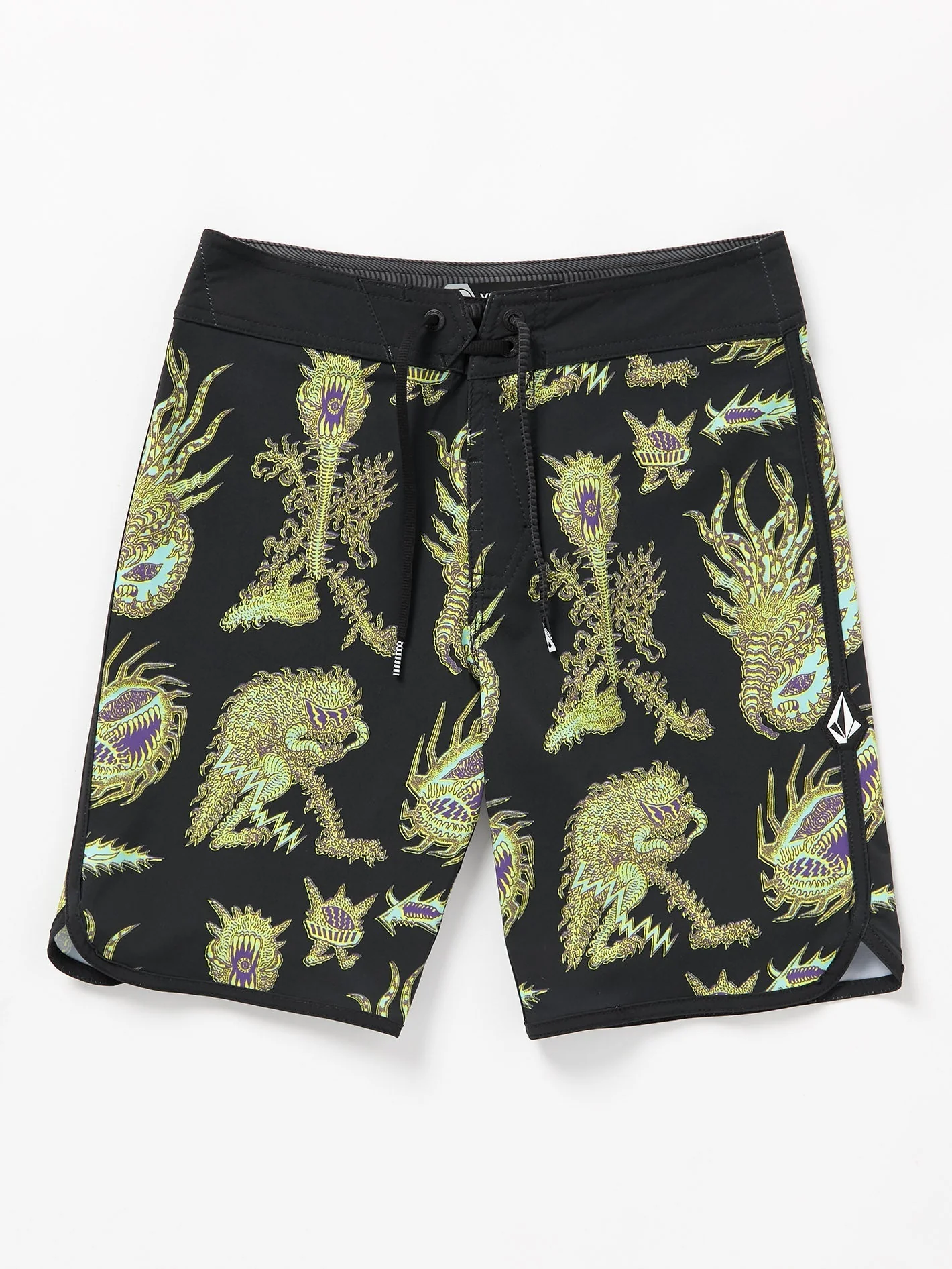 Boardshort Tetsunori Mod Scallop - BLACK - (ENFANT)