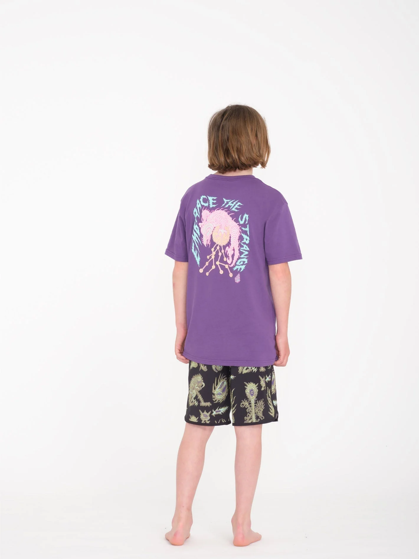 Boardshort Tetsunori Mod Scallop - BLACK - (ENFANT) - Image 4