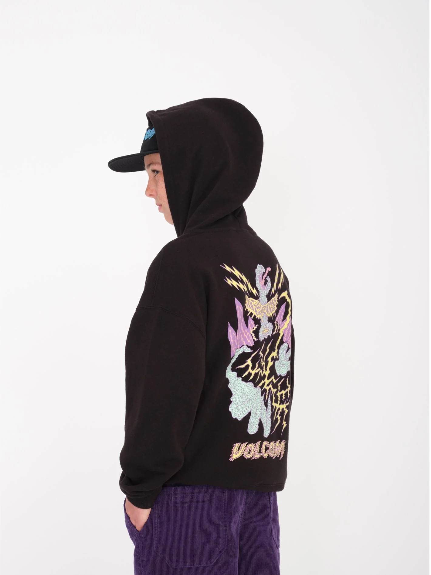Sweat à capuche Tetsunori - BLACK - (ENFANT) - Image 4