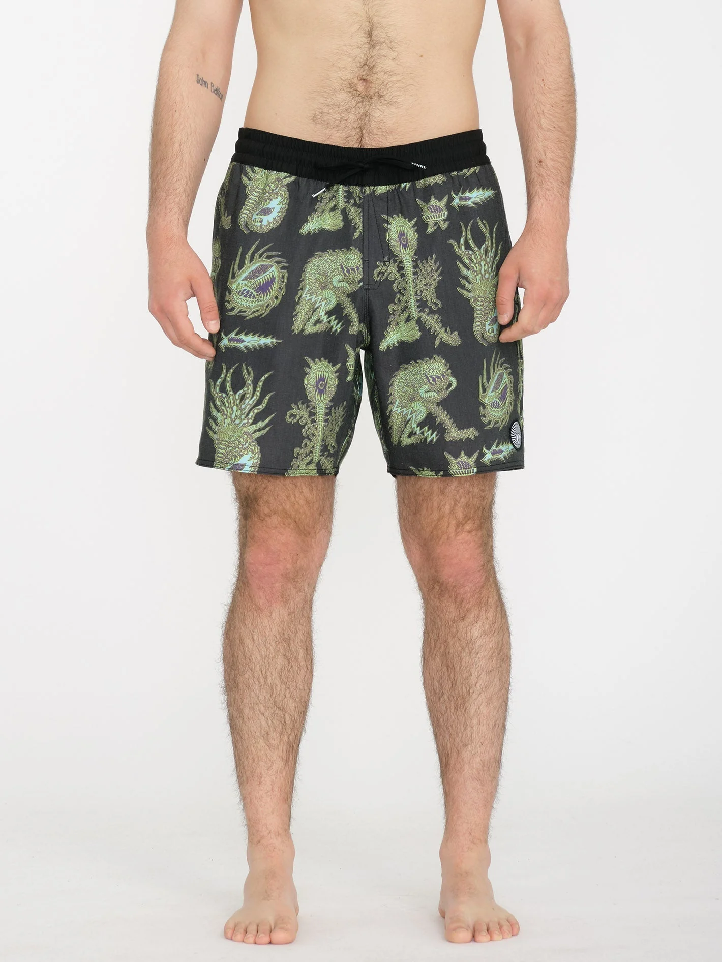 Boardshort Tetsunori Trunk 17" - BLACK