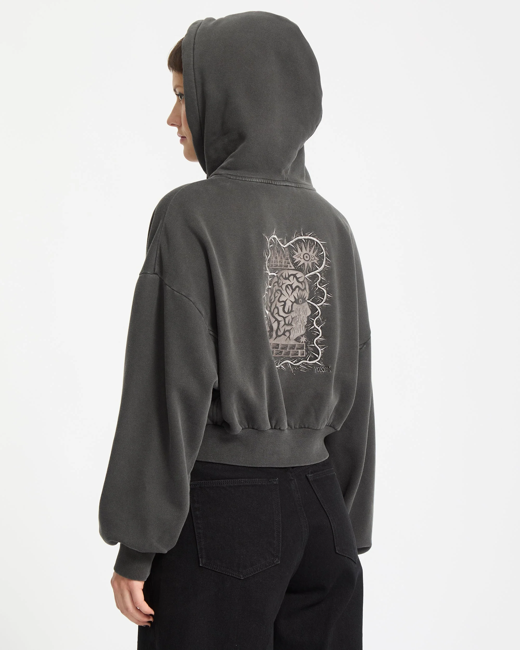 Sweat À Capuche Vaderetro - Vintage Black - Image 10