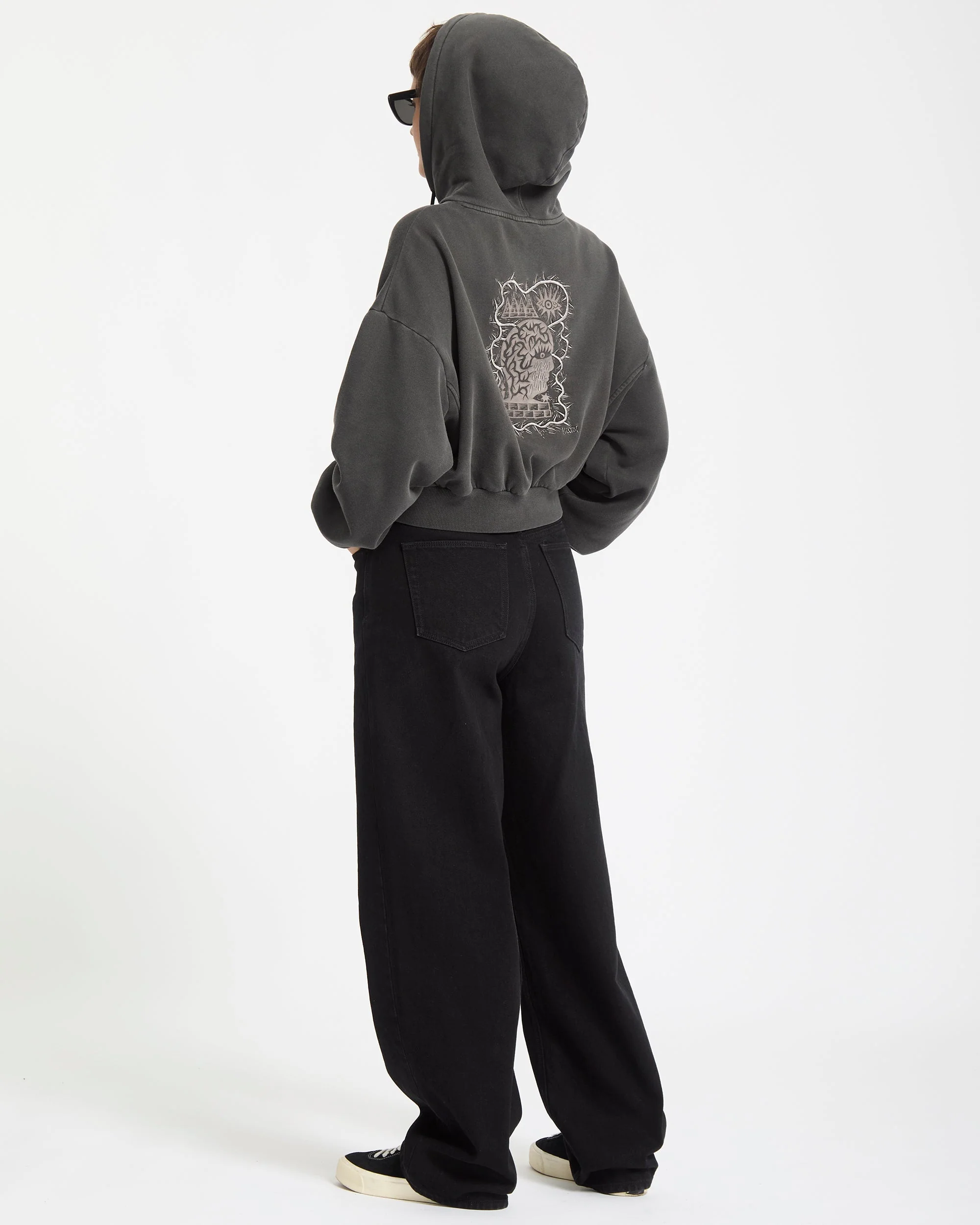Sweat À Capuche Vaderetro - Vintage Black - Image 12
