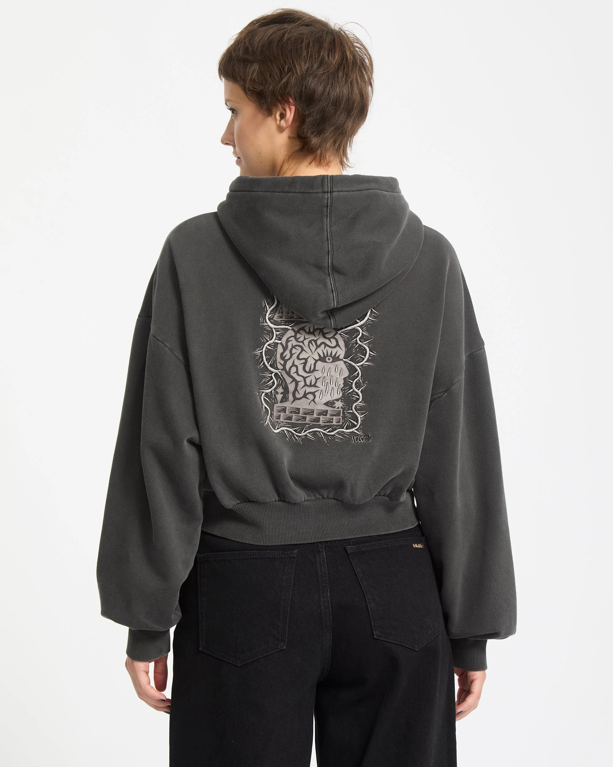 Sweat À Capuche Vaderetro - Vintage Black - Image 2