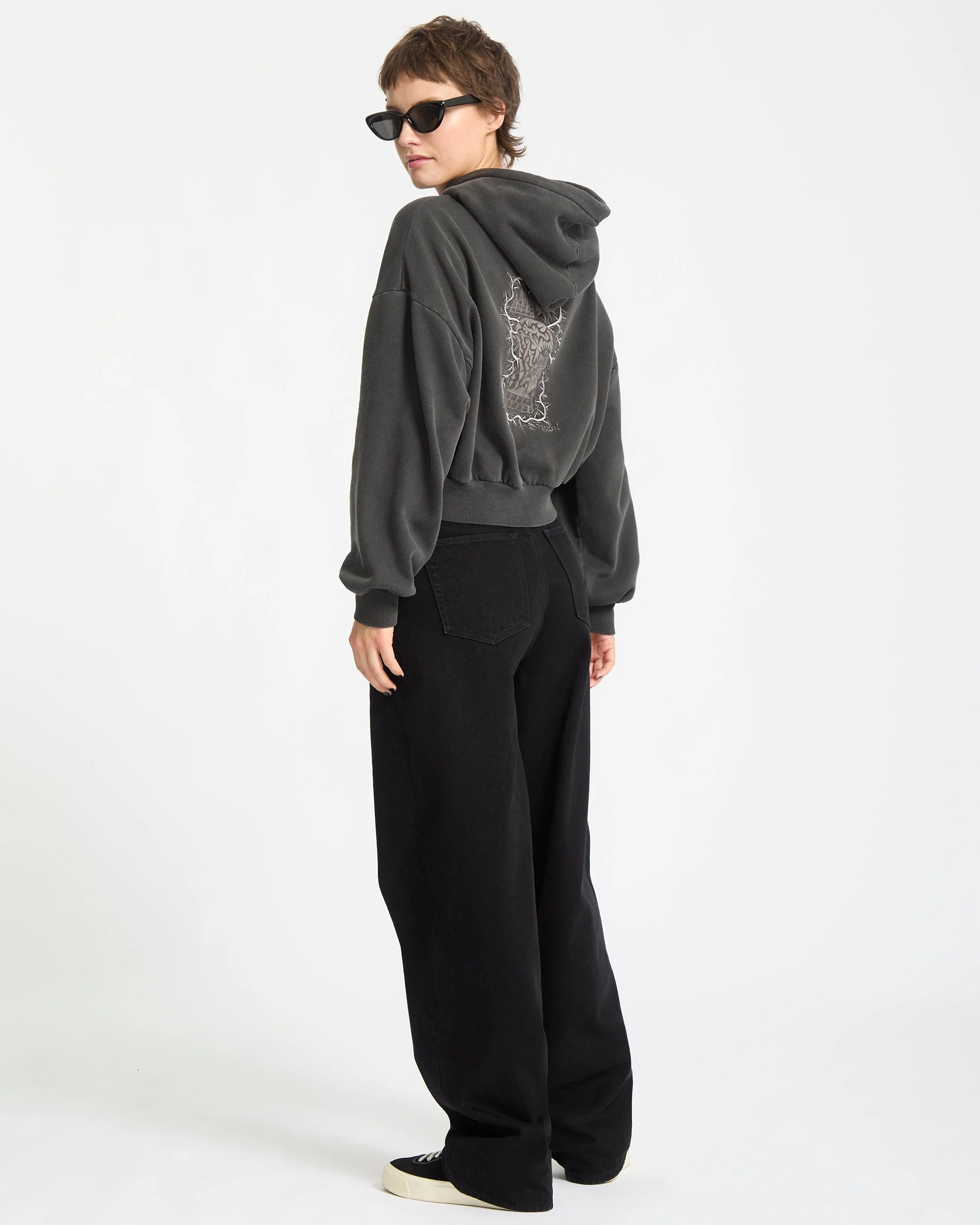 Sweat À Capuche Vaderetro - Vintage Black - Image 9