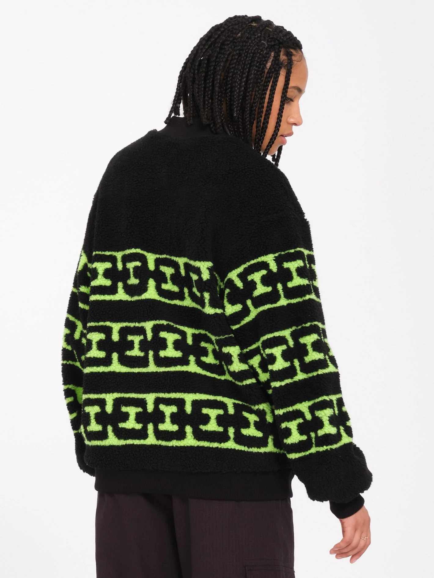 Sweat sherpa zippé Zephyr - BLACK - Image 3