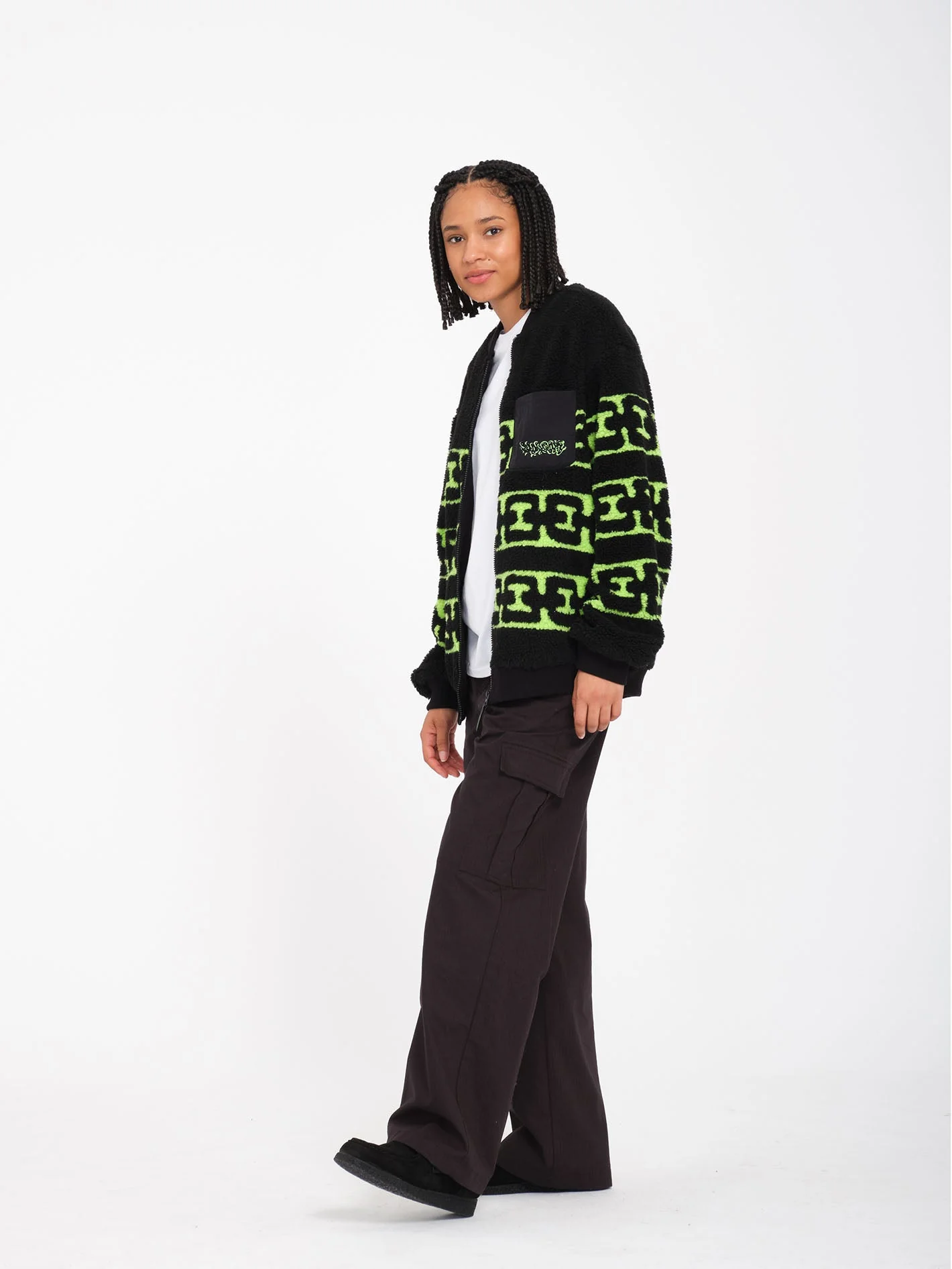 Sweat sherpa zippé Zephyr - BLACK - Image 7