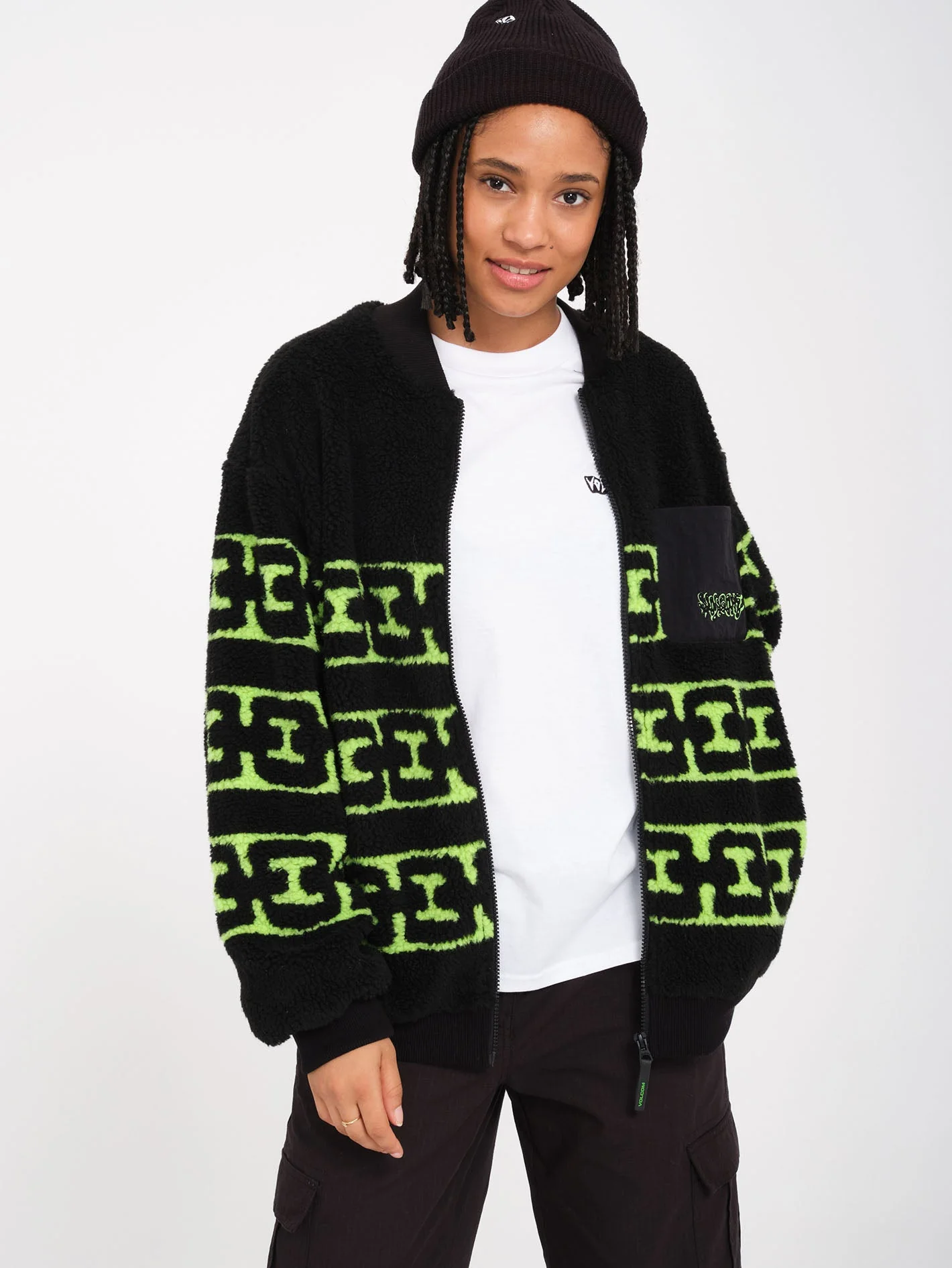Sweat sherpa zippé Zephyr - BLACK - Image 9