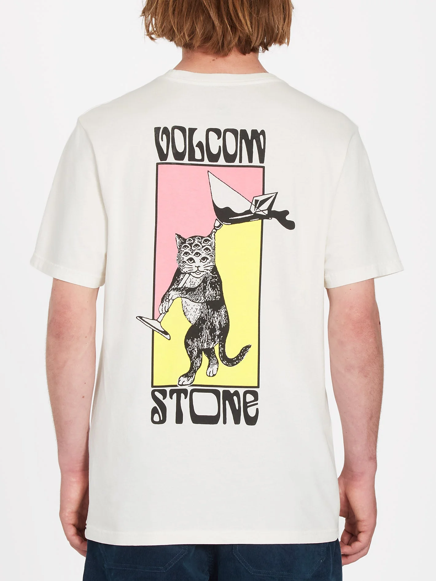 T-shirt Feline - CREAM