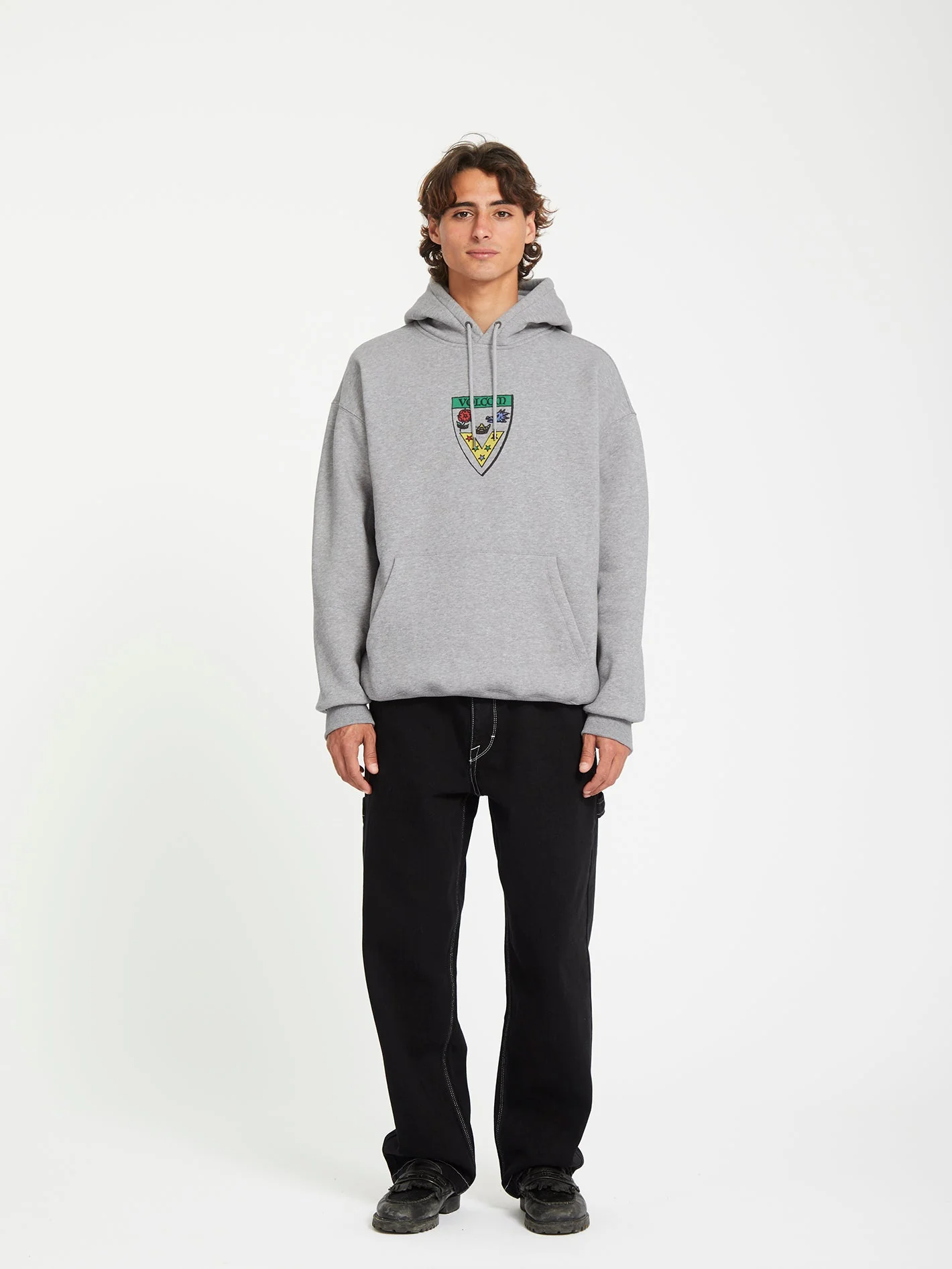 Sweat à capuche Fergadelic - HEATHER GREY - Image 2