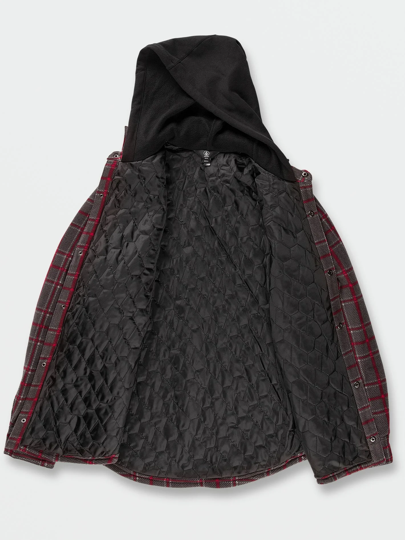 Veste Field Insulated Flannel - Black Plaid - Image 3