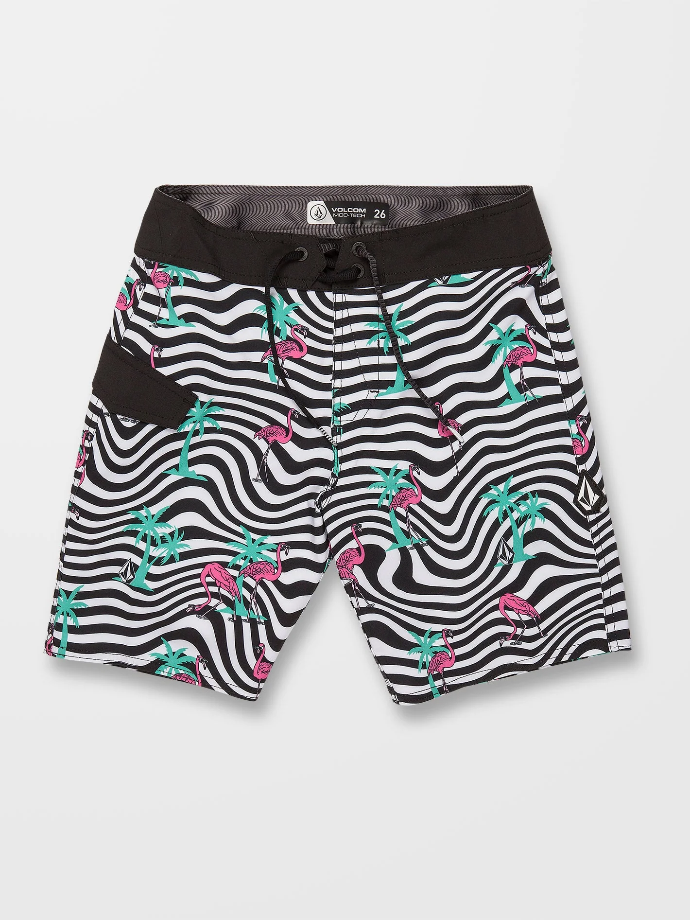 Boardshort Flamingbros Mod 16" - WHITE - (ENFANT) - Image 2