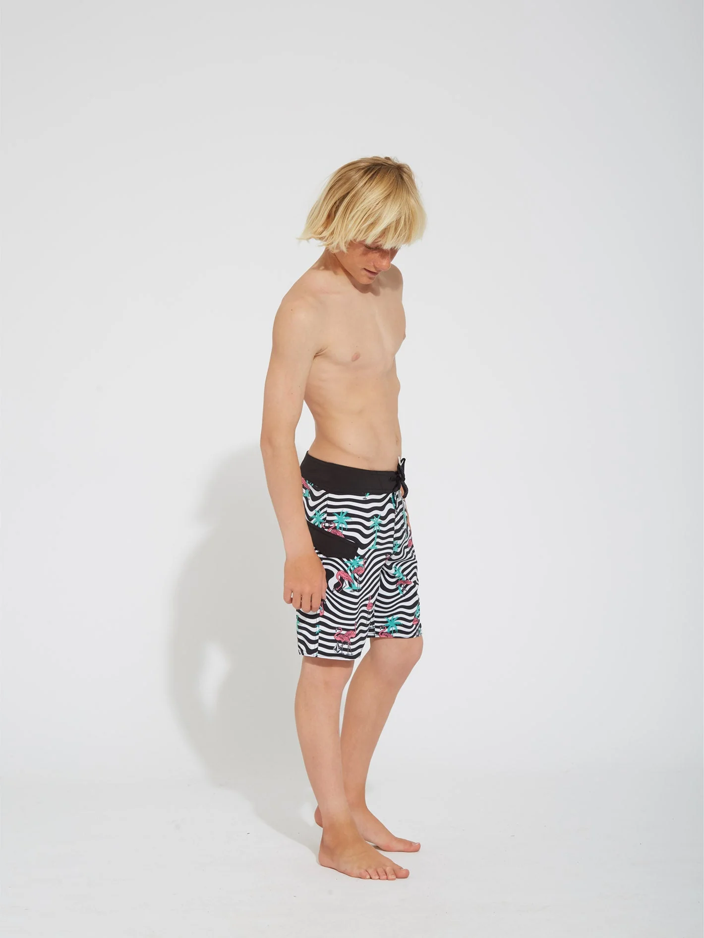 Boardshort Flamingbros Mod 16" - WHITE - (ENFANT) - Image 6