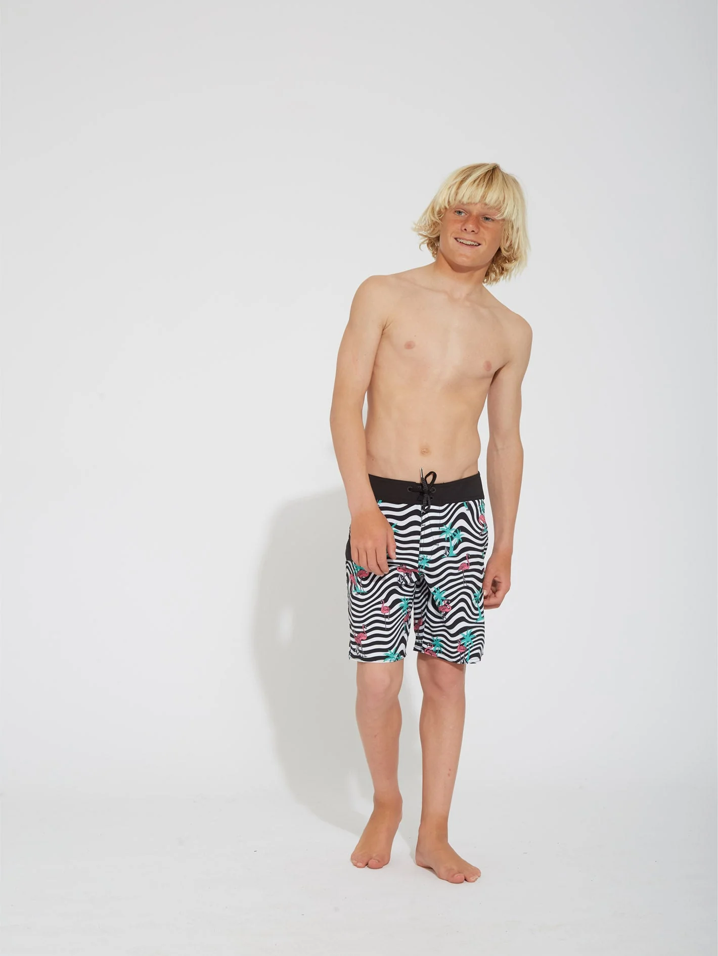 Boardshort Flamingbros Mod 16" - WHITE - (ENFANT) - Image 7