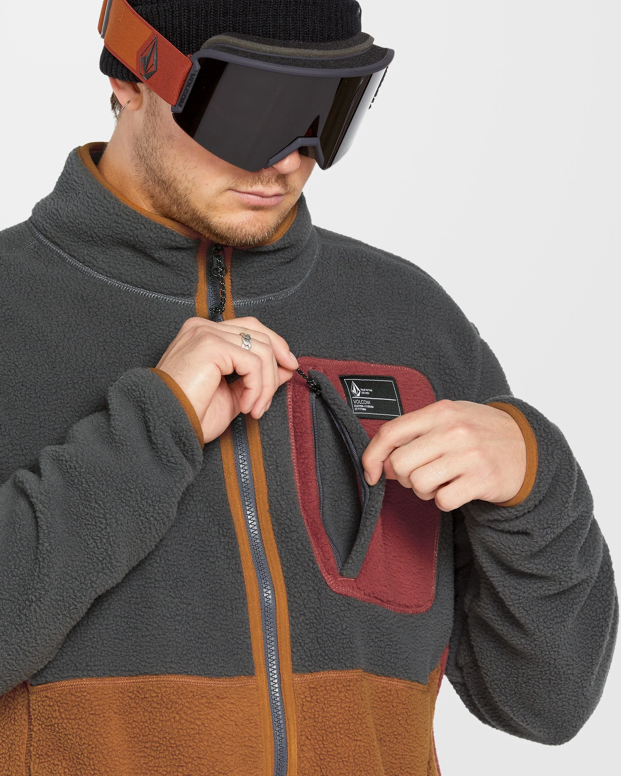Veste Fleecer Full Zip - Charcoal - Image 4