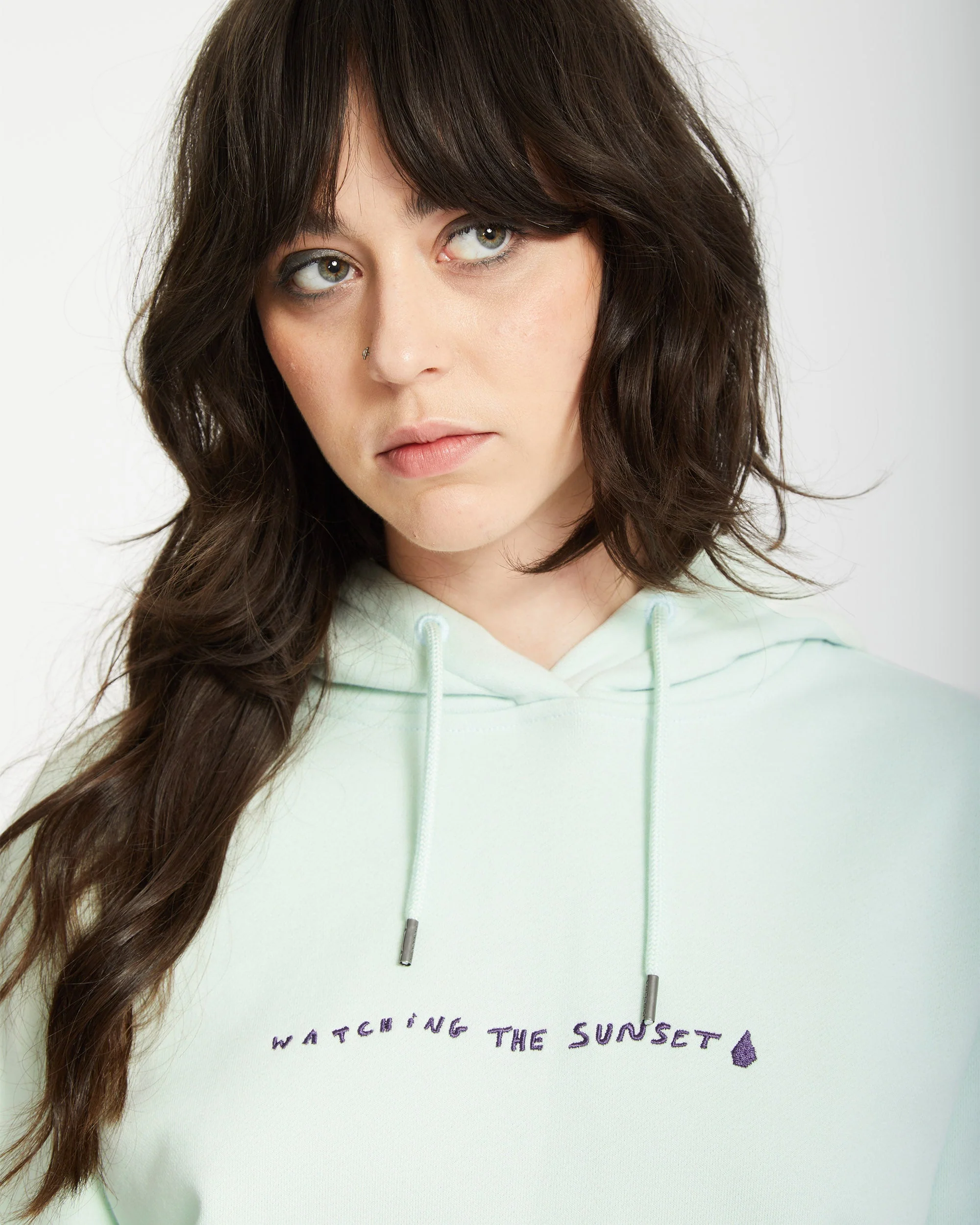 Sweat à Capuche Flowish - CLOUD BLUE - Image 3
