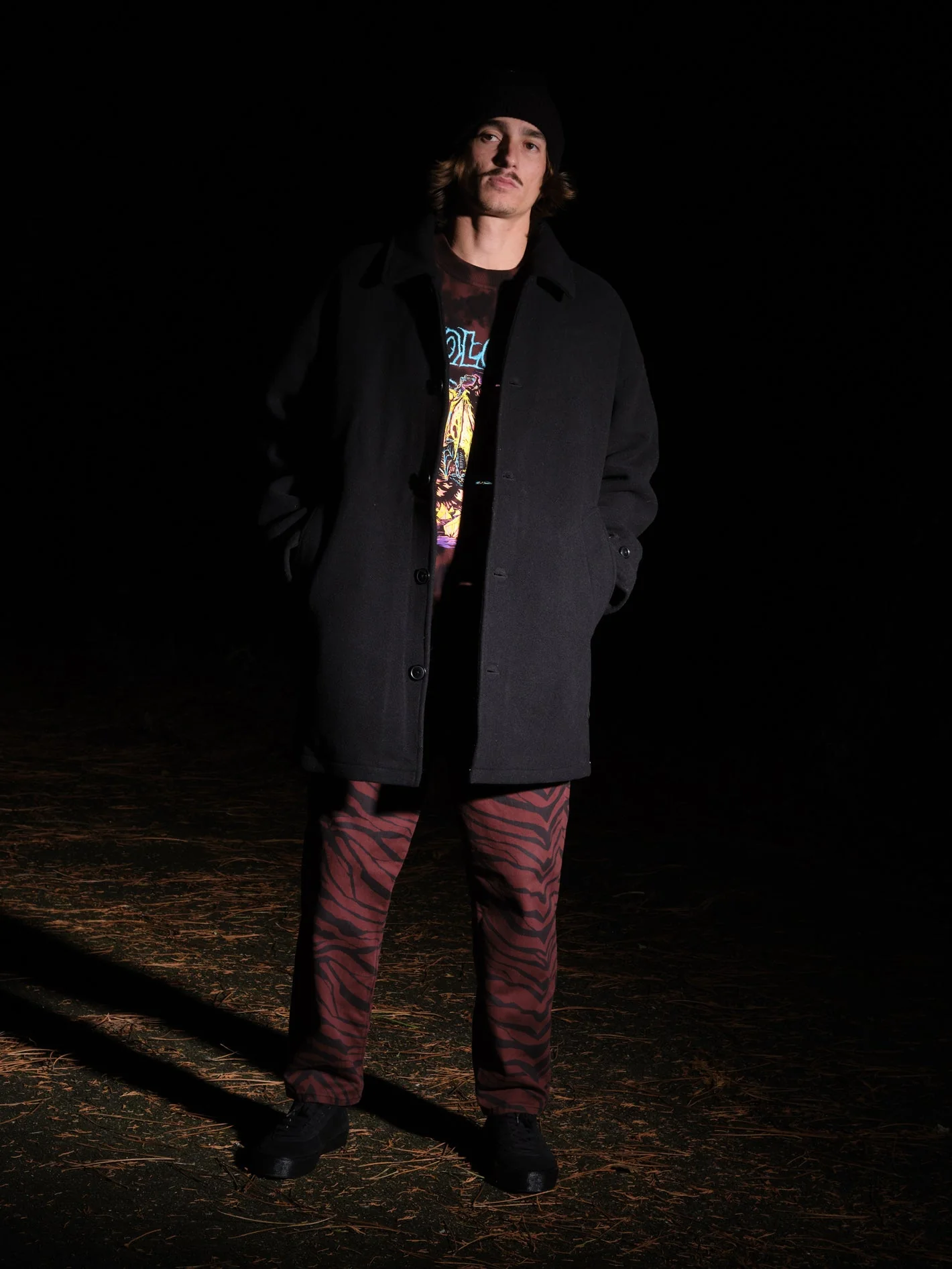 Manteau Peacoat Floyder - BLACK - Image 4