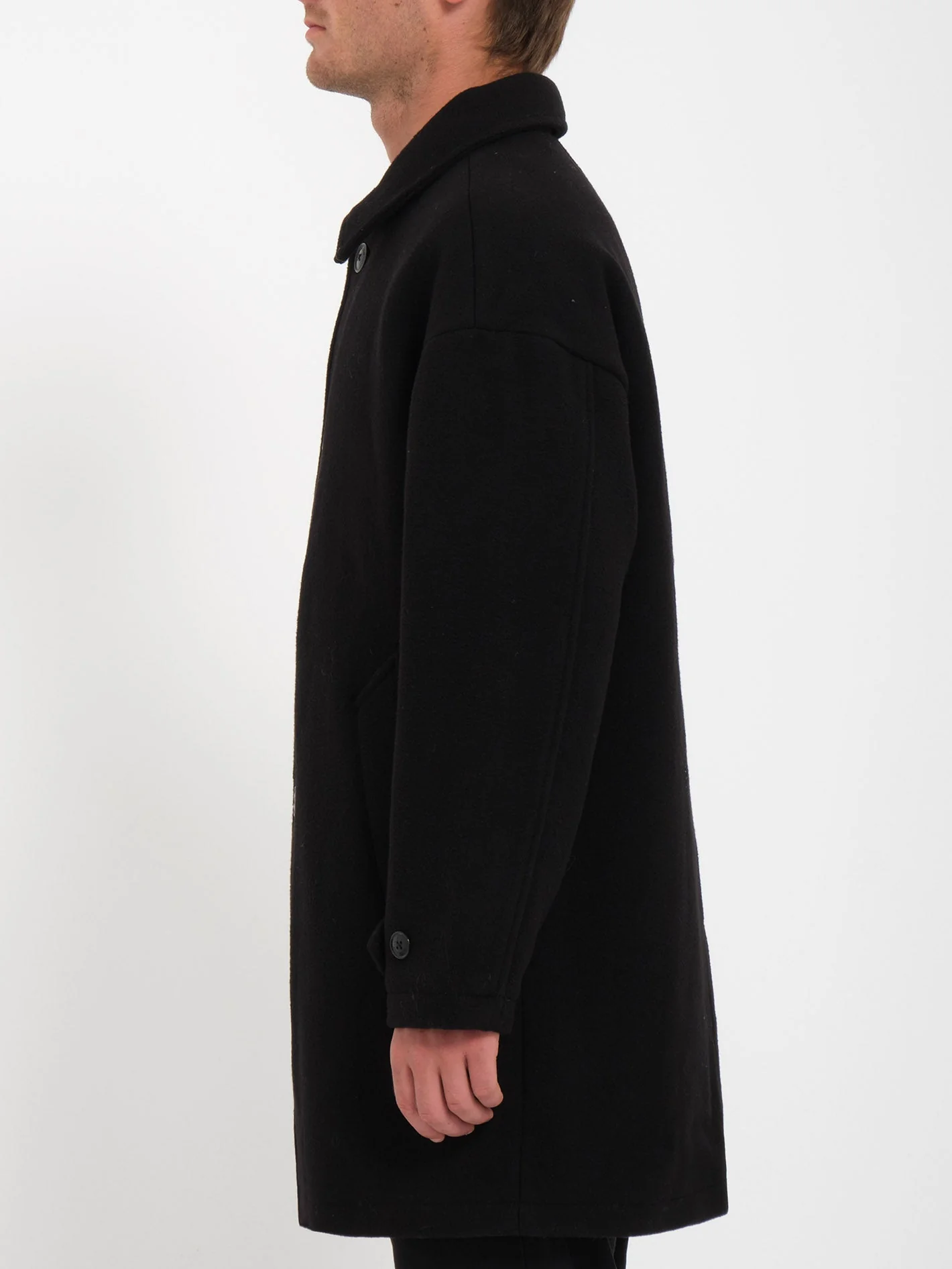 Manteau Peacoat Floyder - BLACK - Image 5