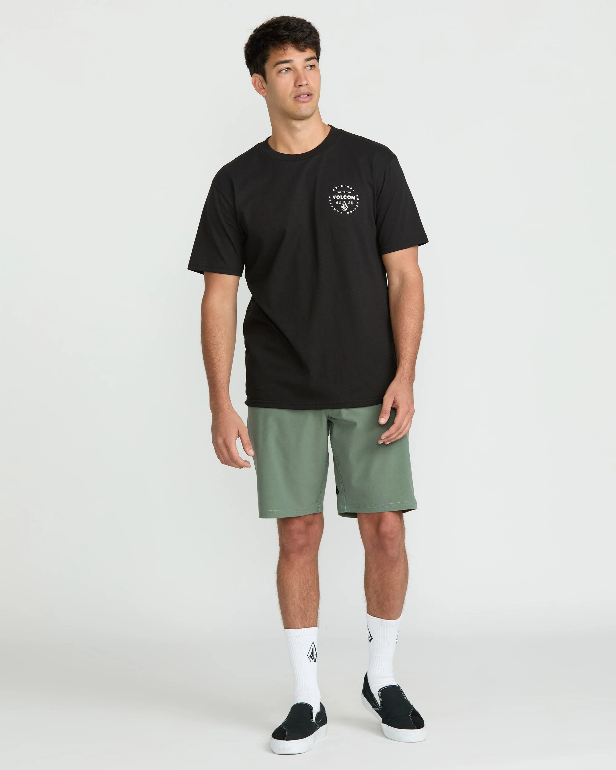 Short Hybride Frickin Cross Shred Static 20" - Light Olive - Image 4
