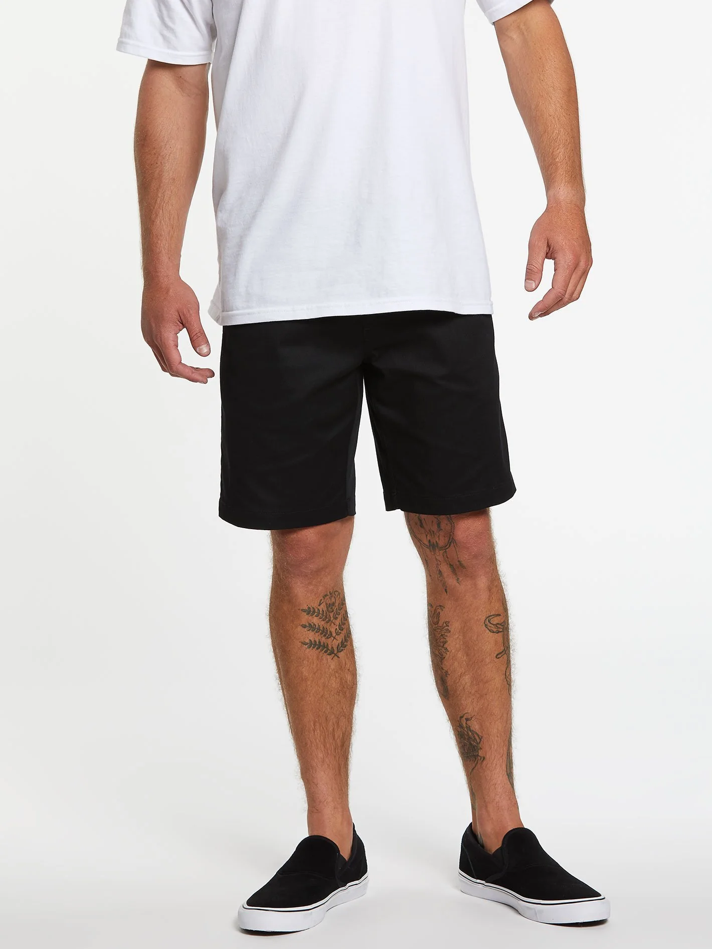 Short Frickin Elasticated waist 19" - BLACK