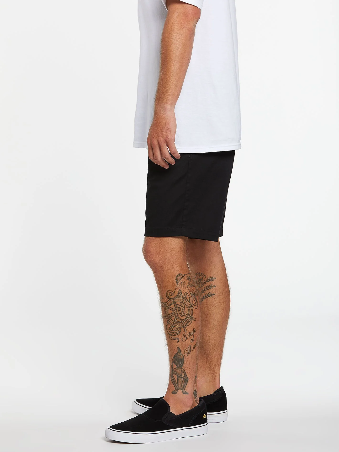 Short Frickin Elasticated waist 19" - BLACK - Image 3