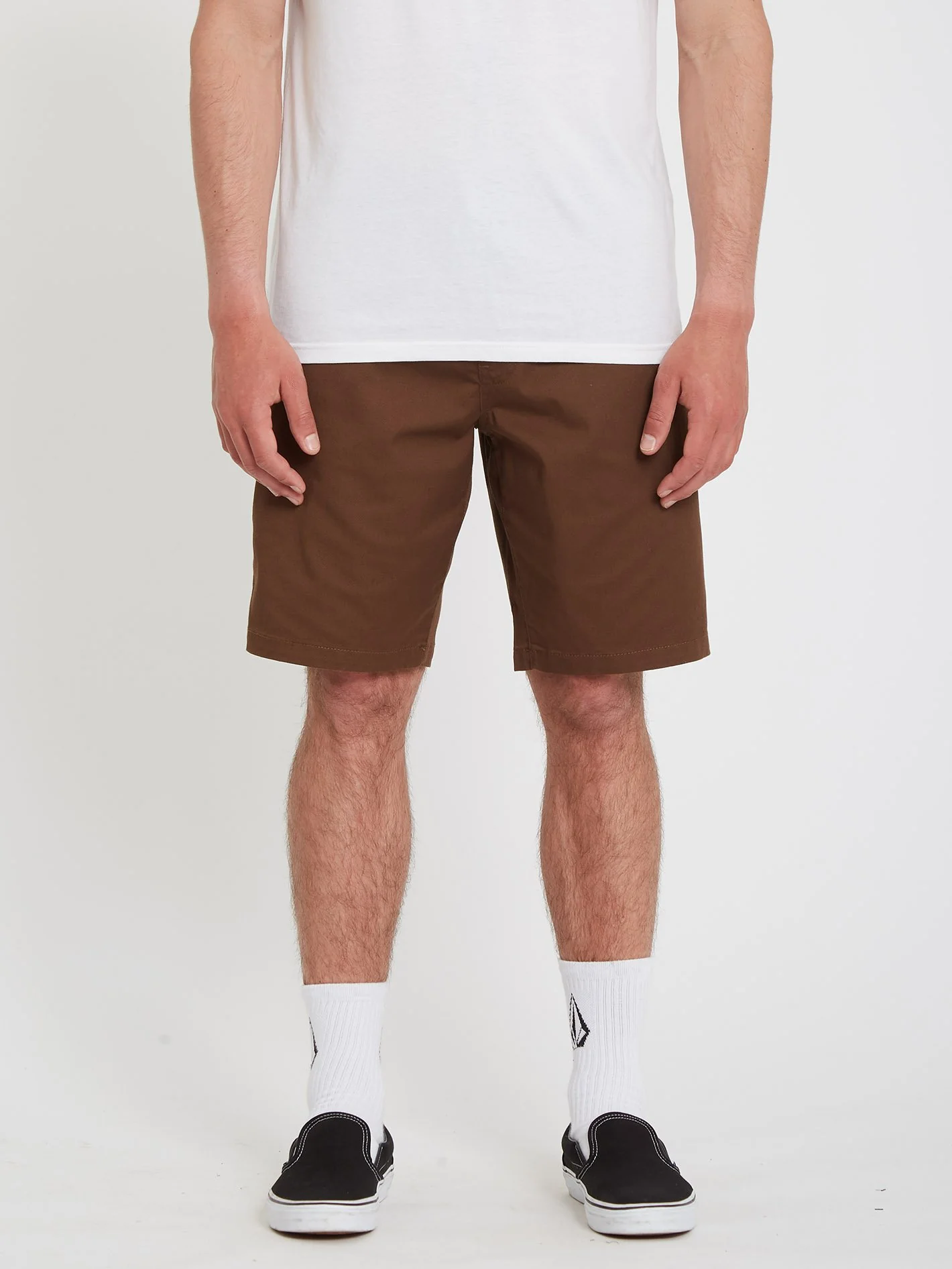 Short Frickin Elasticated waist 19" - DARK EARTH