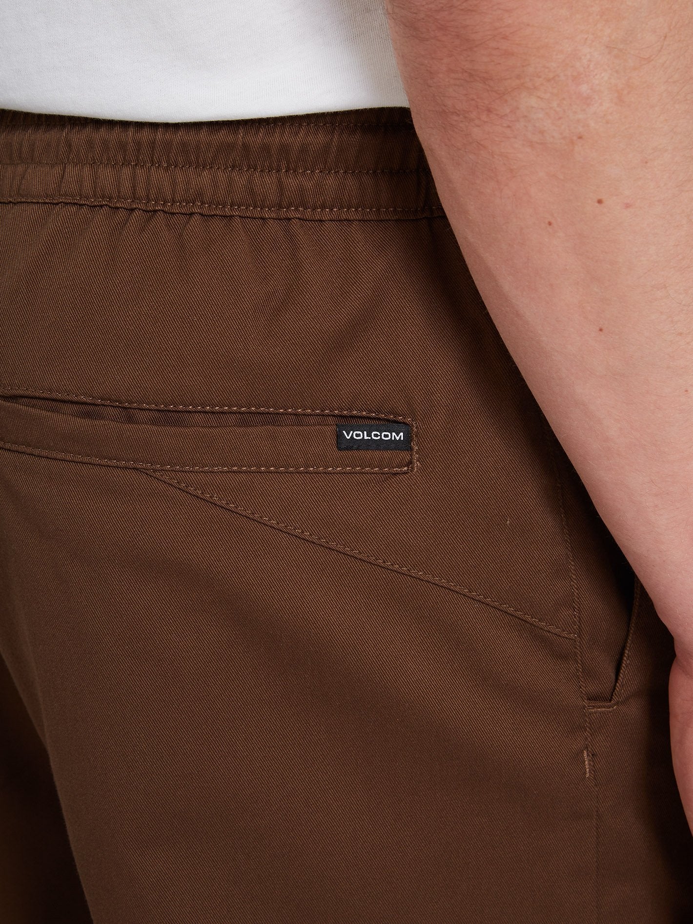 Short Frickin Elasticated waist 19" - DARK EARTH - Image 4