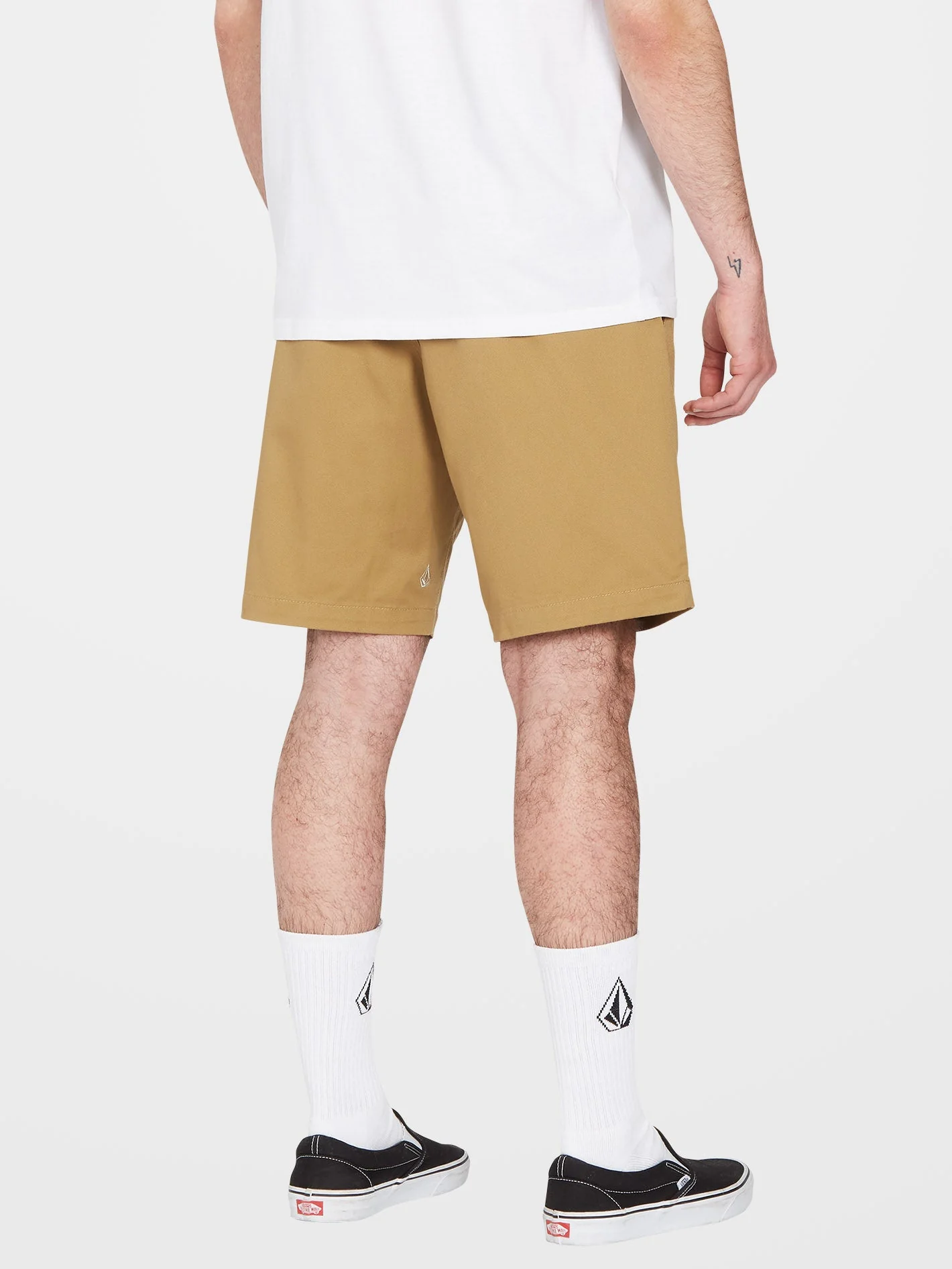 Short Frickin à taille élastique 19" - DARK KHAKI - Image 2