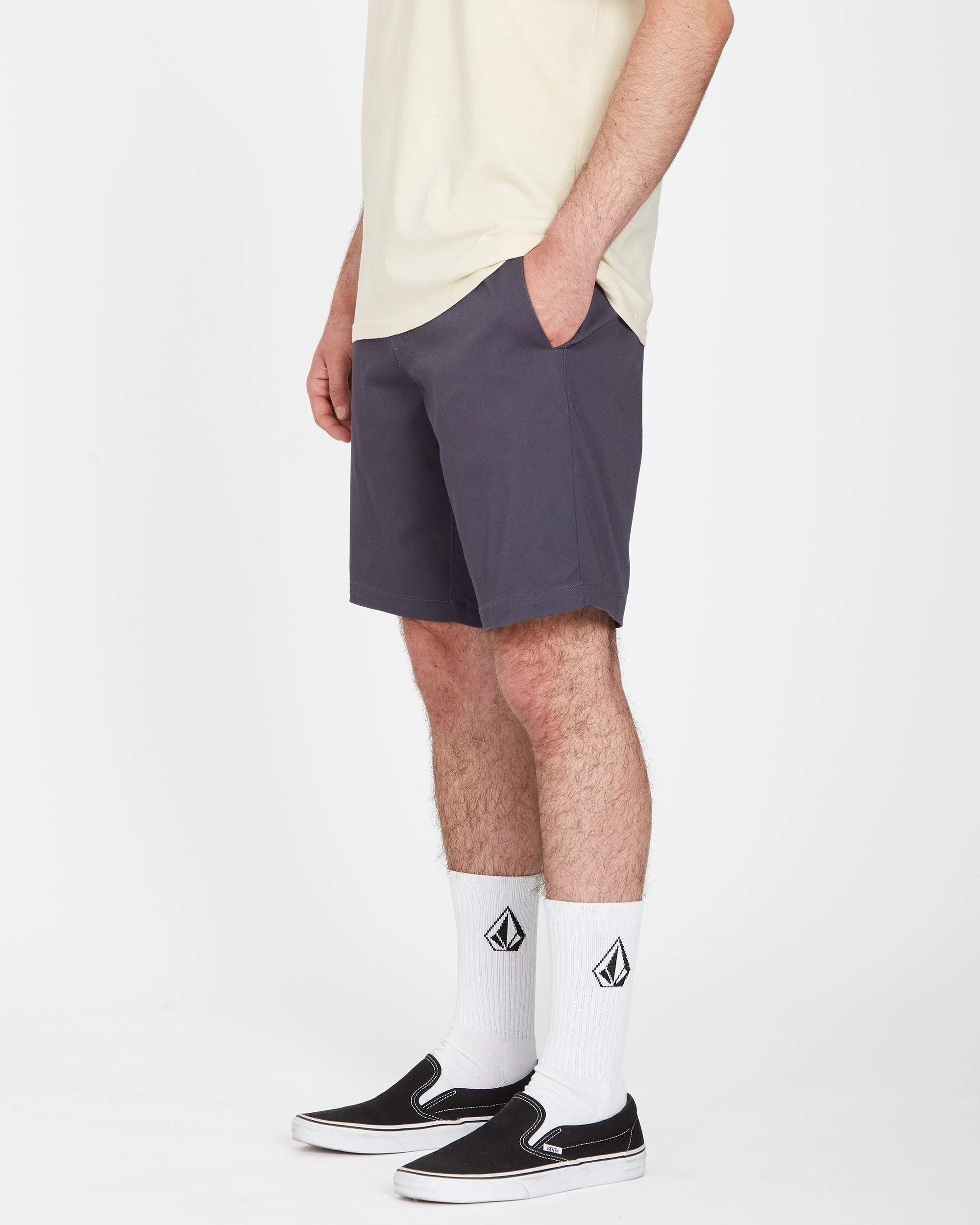 Short Frickin Elasticated Waist 19" - CHARCOAL - Image 3