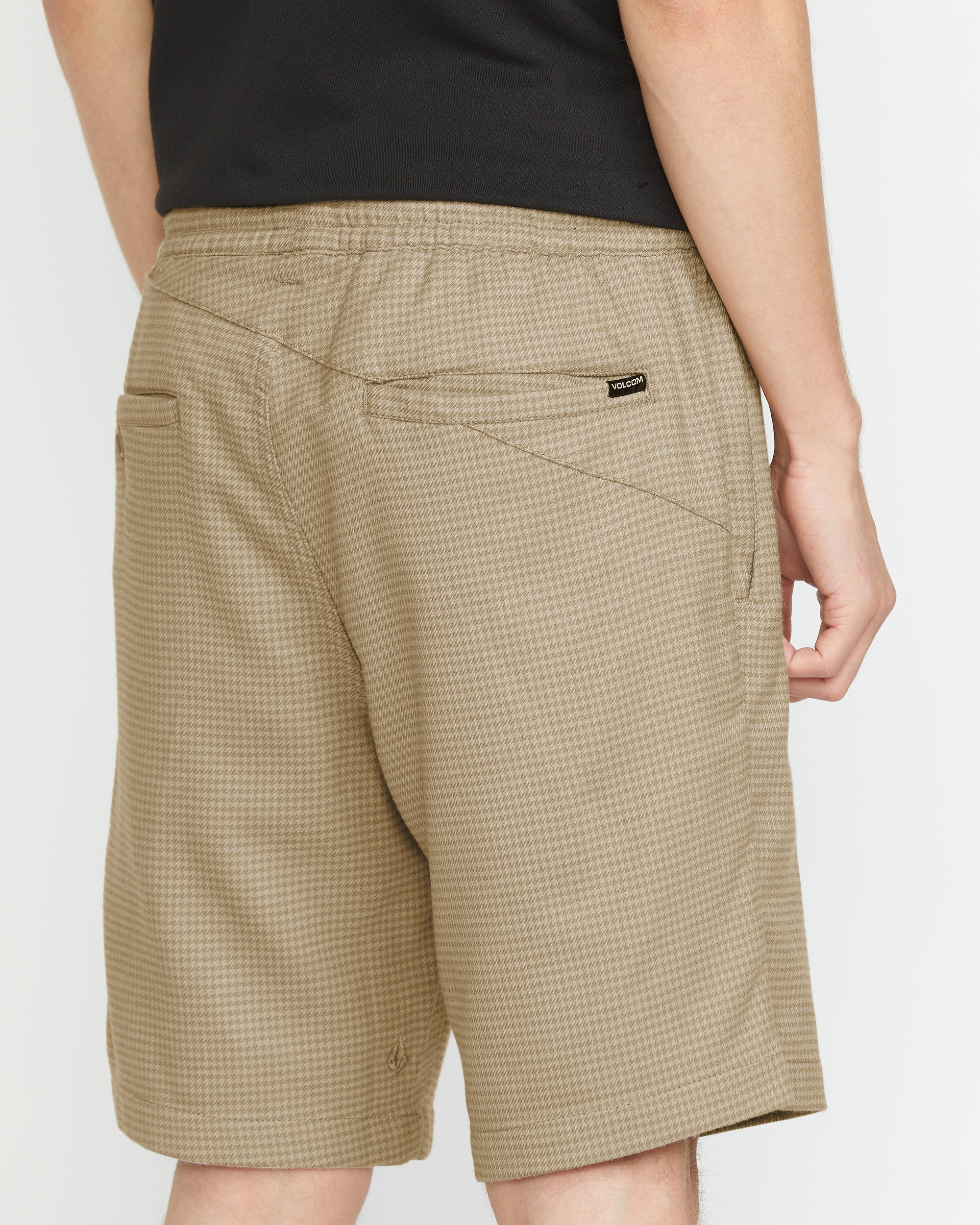 Short Frickin Elasticated Waist 19" - LIGHT KHAKI - Image 4