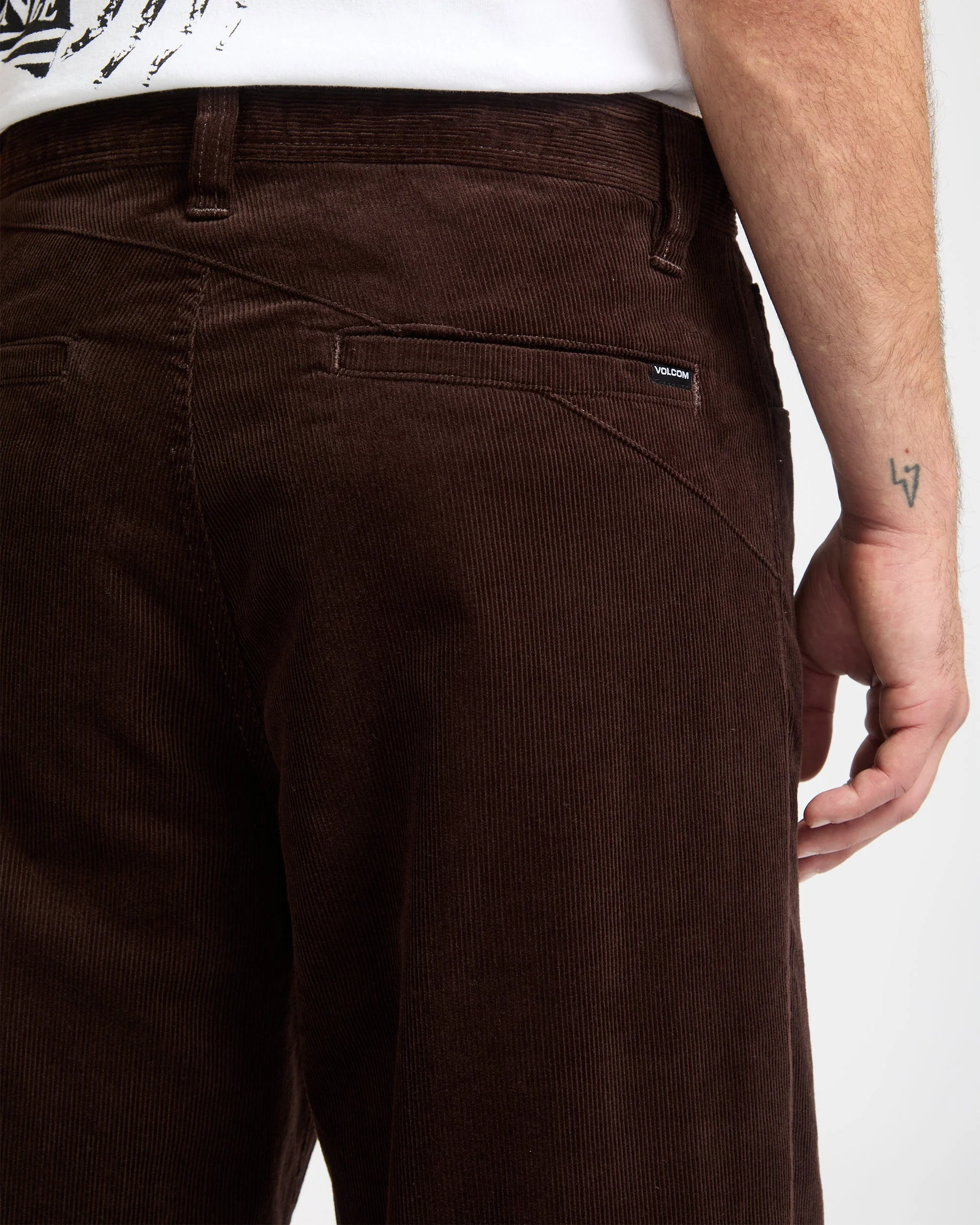 Pantalon Frickin Loose Tapered Corduroy - Cacao - Image 3