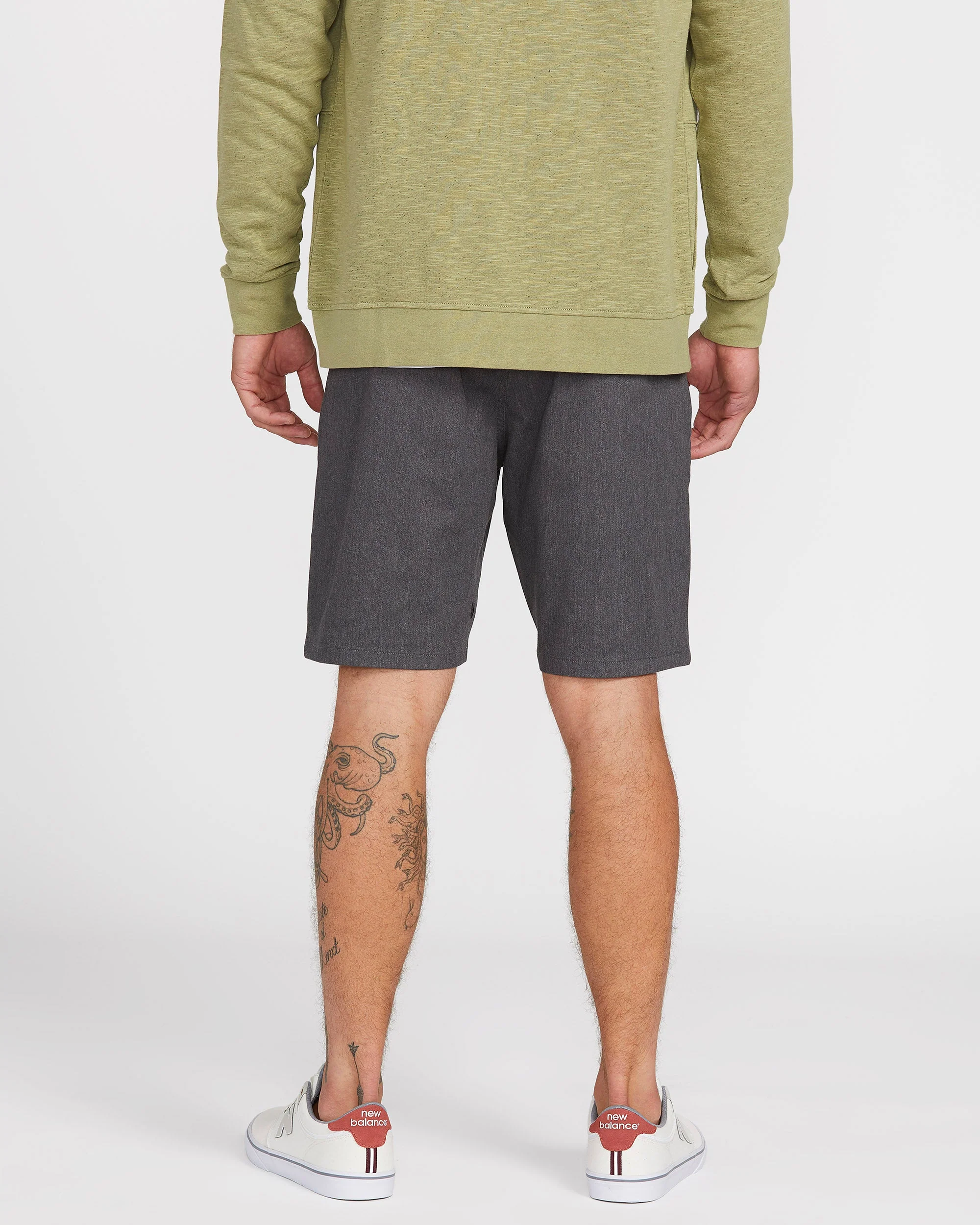 Short Stretch Frickin Modern 19" - CHARCOAL HEATHER - Image 2