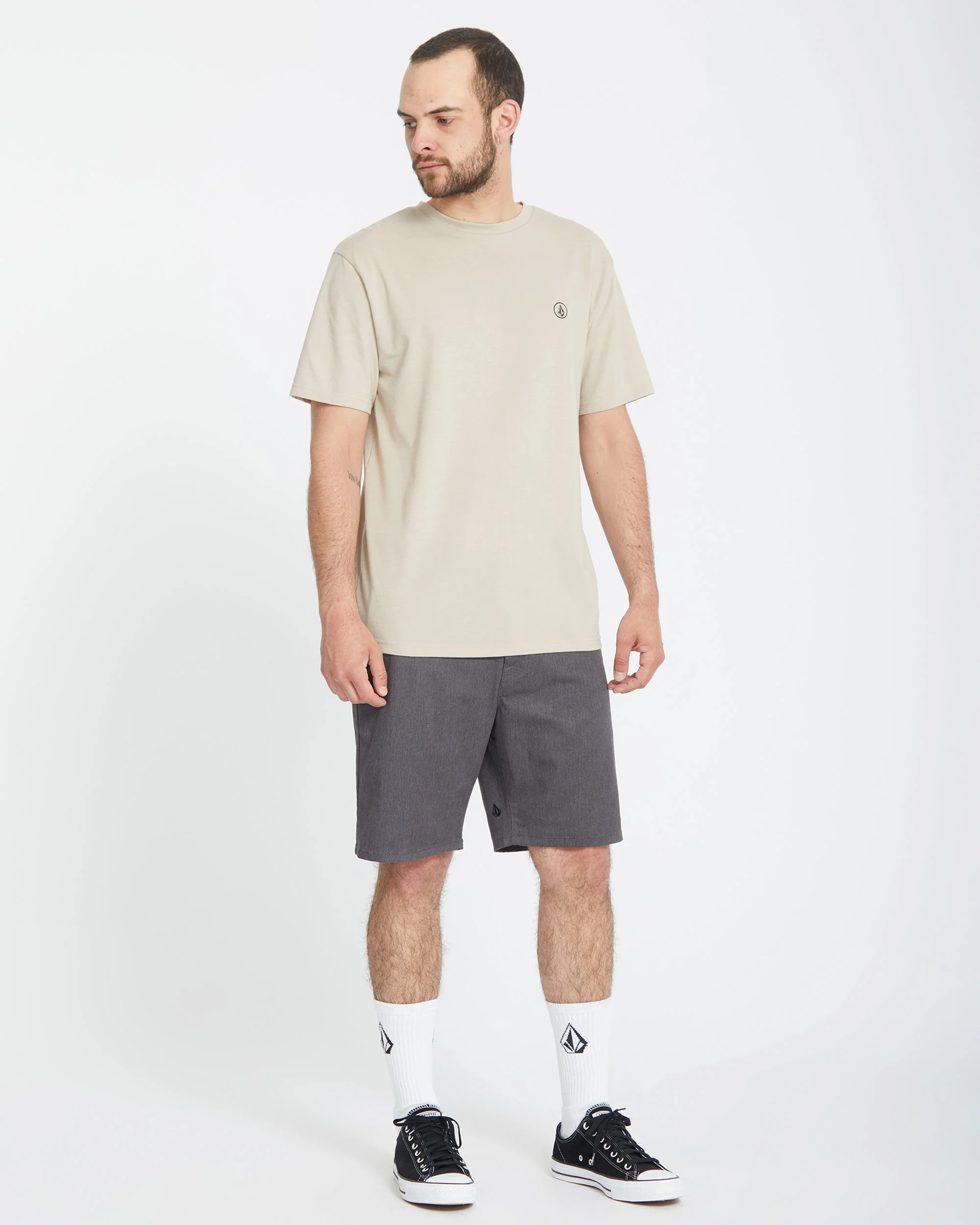 Short Stretch Frickin Modern 19" - CHARCOAL HEATHER - Image 4